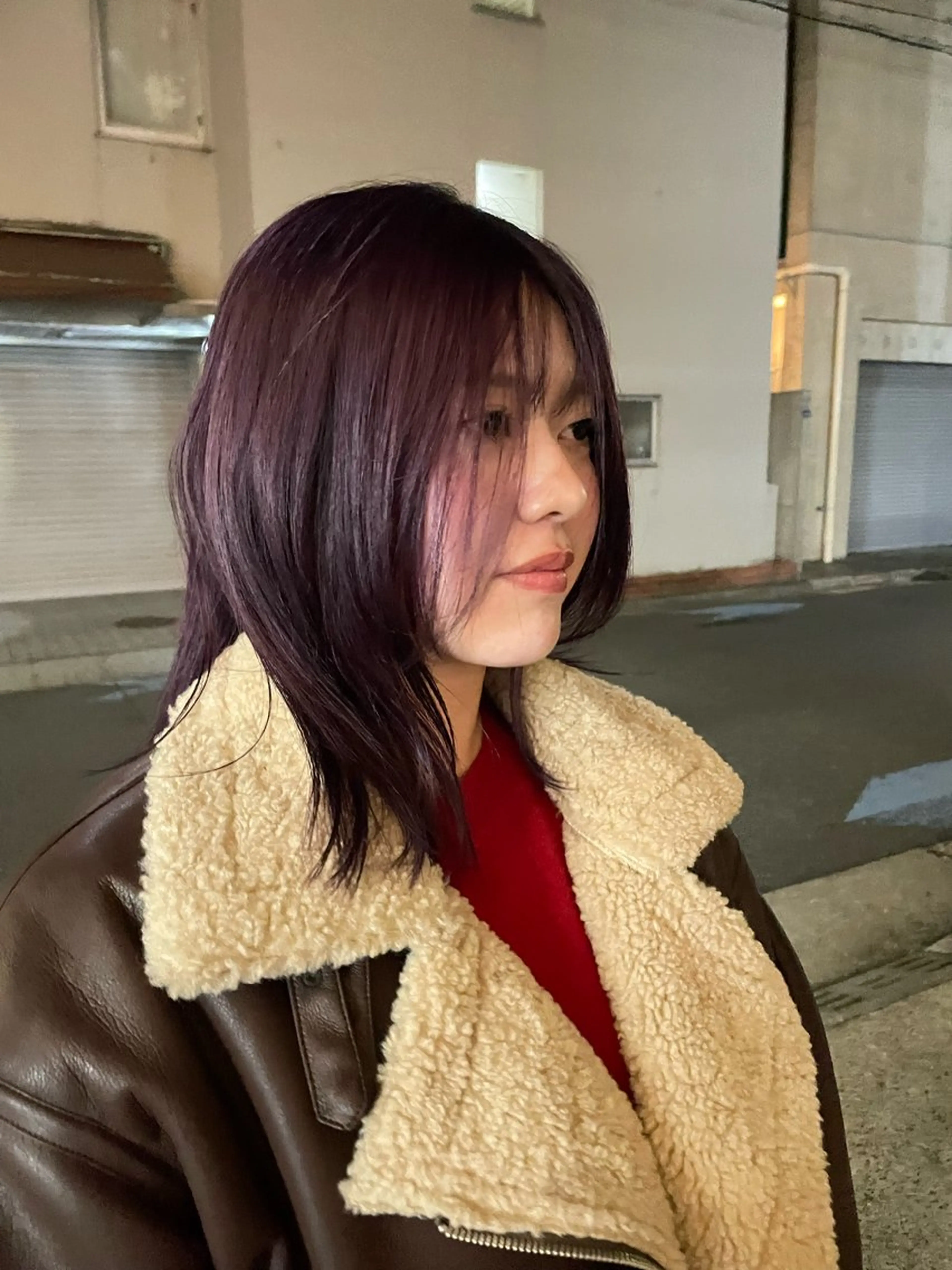 ミディアム カラー ヘアカラー トリートメント リカ/ハイトーン ・オリーブ🍀のヘアスタイル