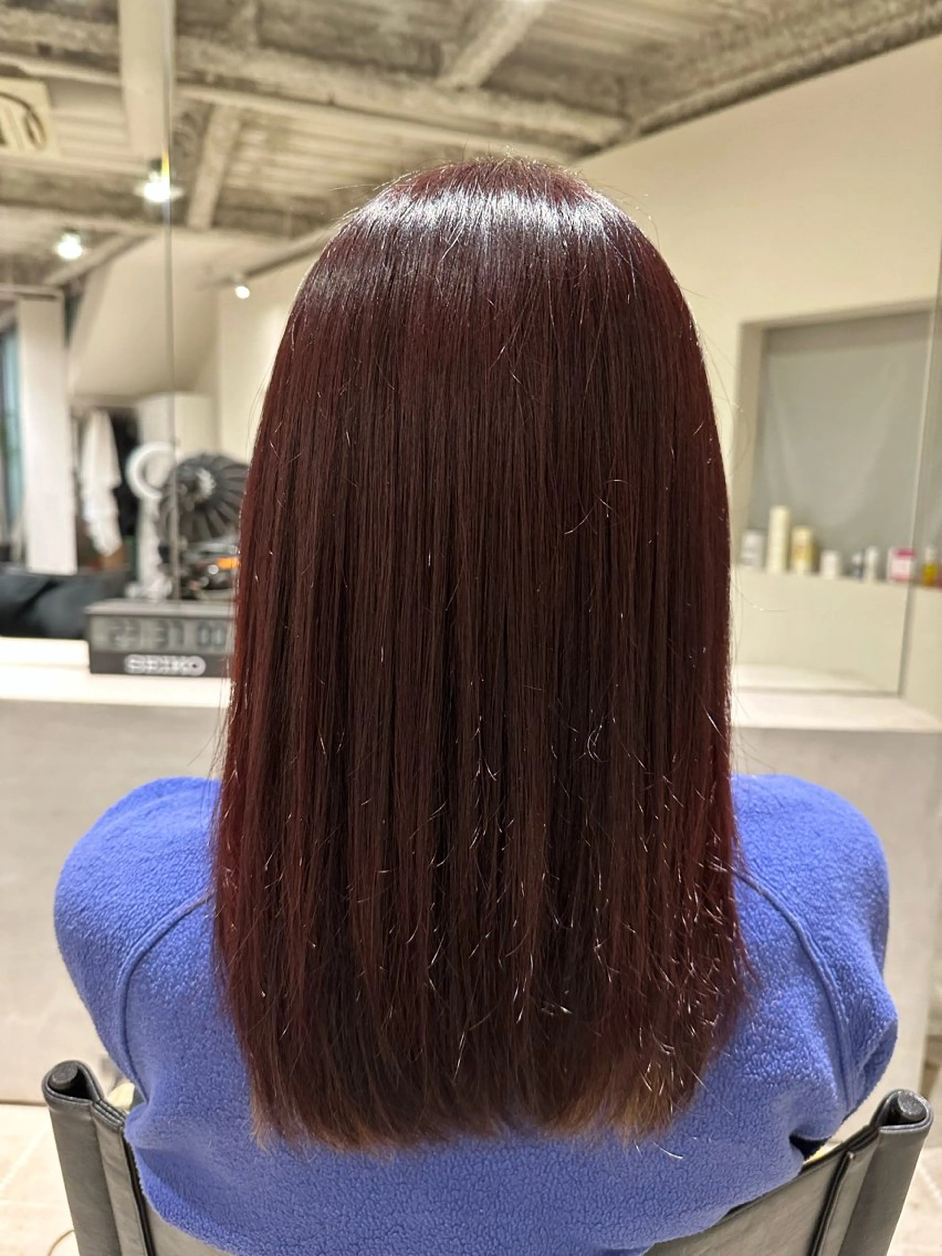 【3cm以上カット】縮毛矯正＋カット＋トリートメントの写真