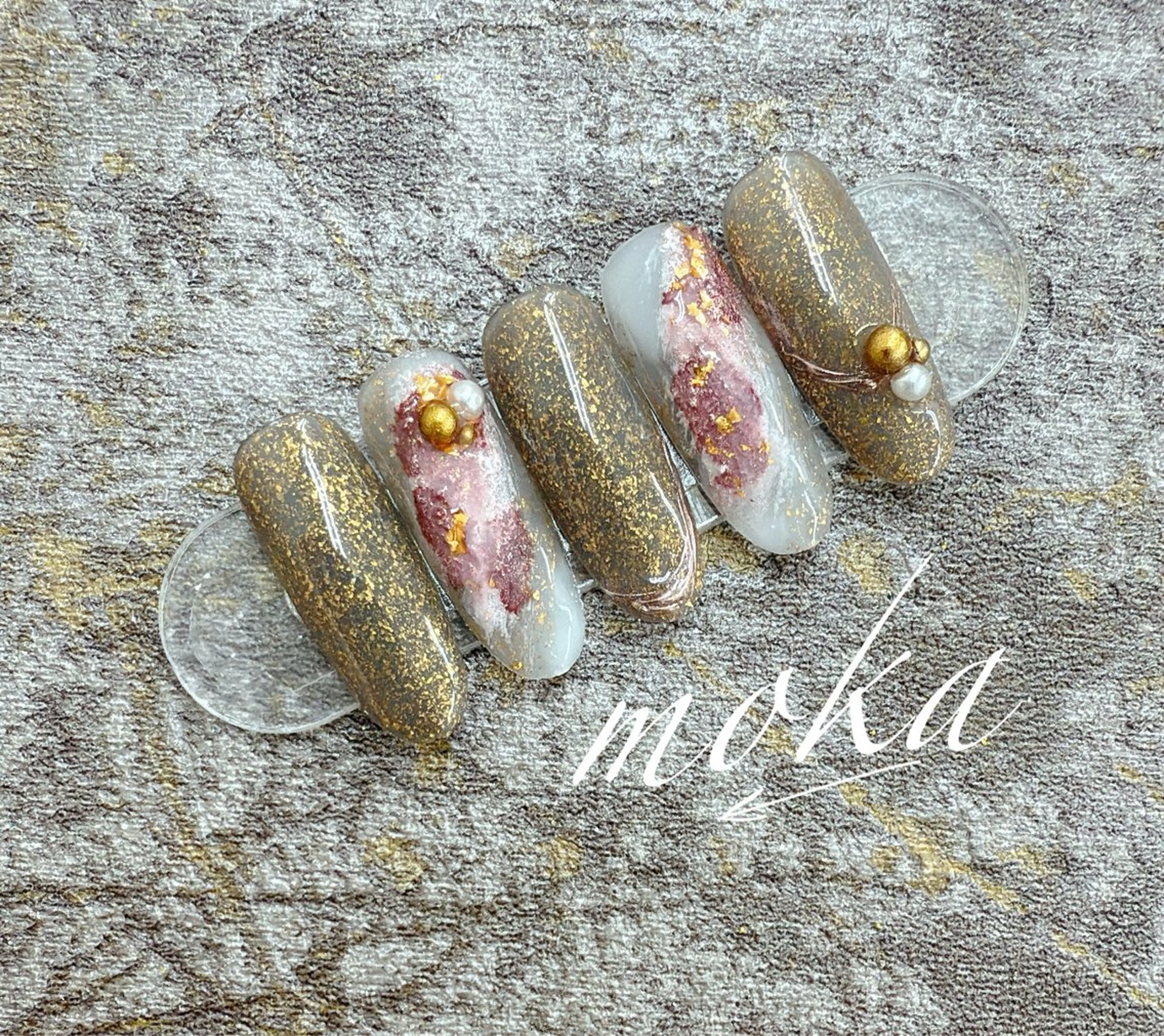 ネイル ハンドネイル ハンドケア 胡蝶蘭レディースサロ ンNailMOKAのネイルデザイン