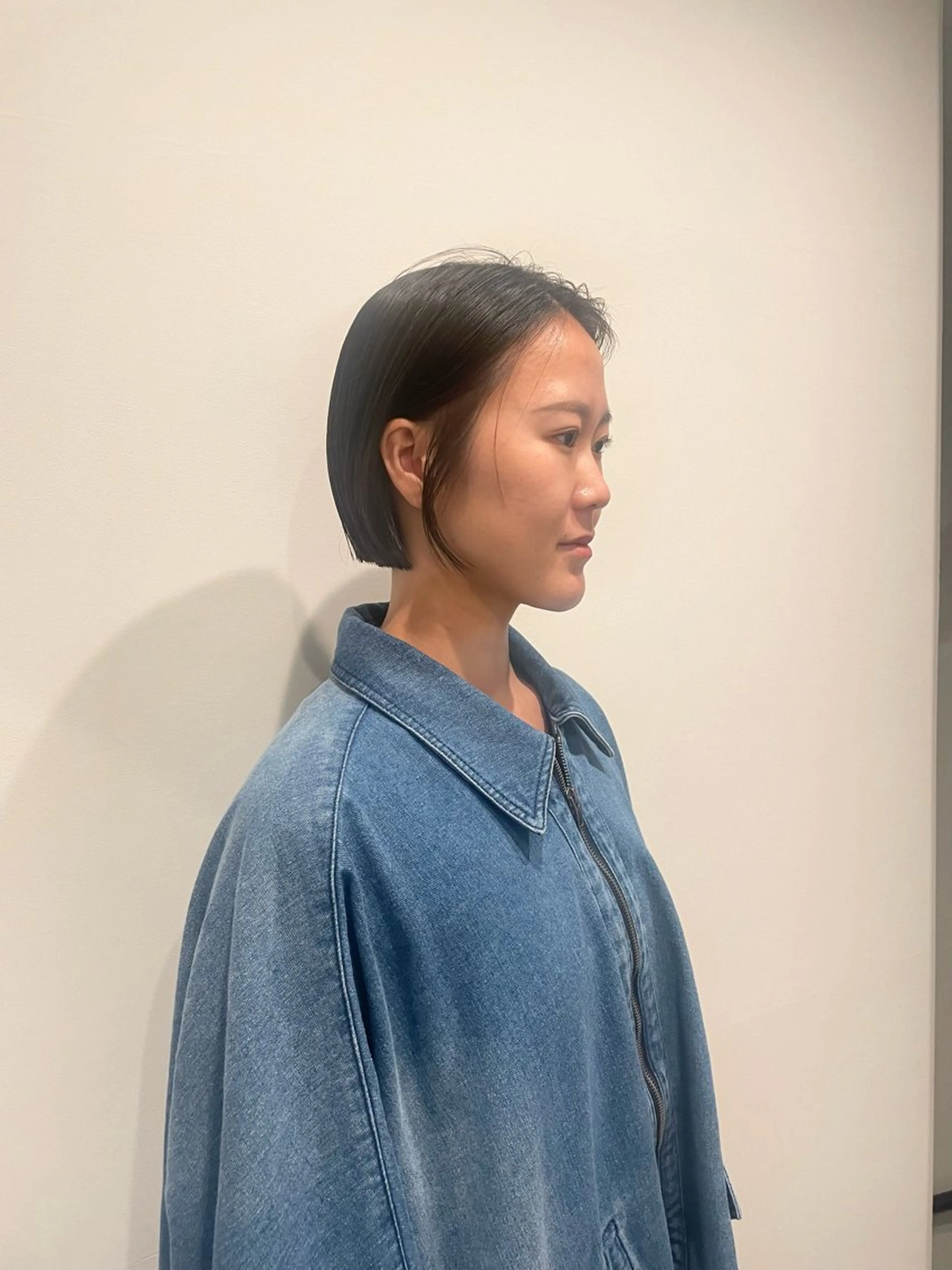 ショート カラー ボブ ショートヘア カット 渋谷 留菜のヘアスタイル