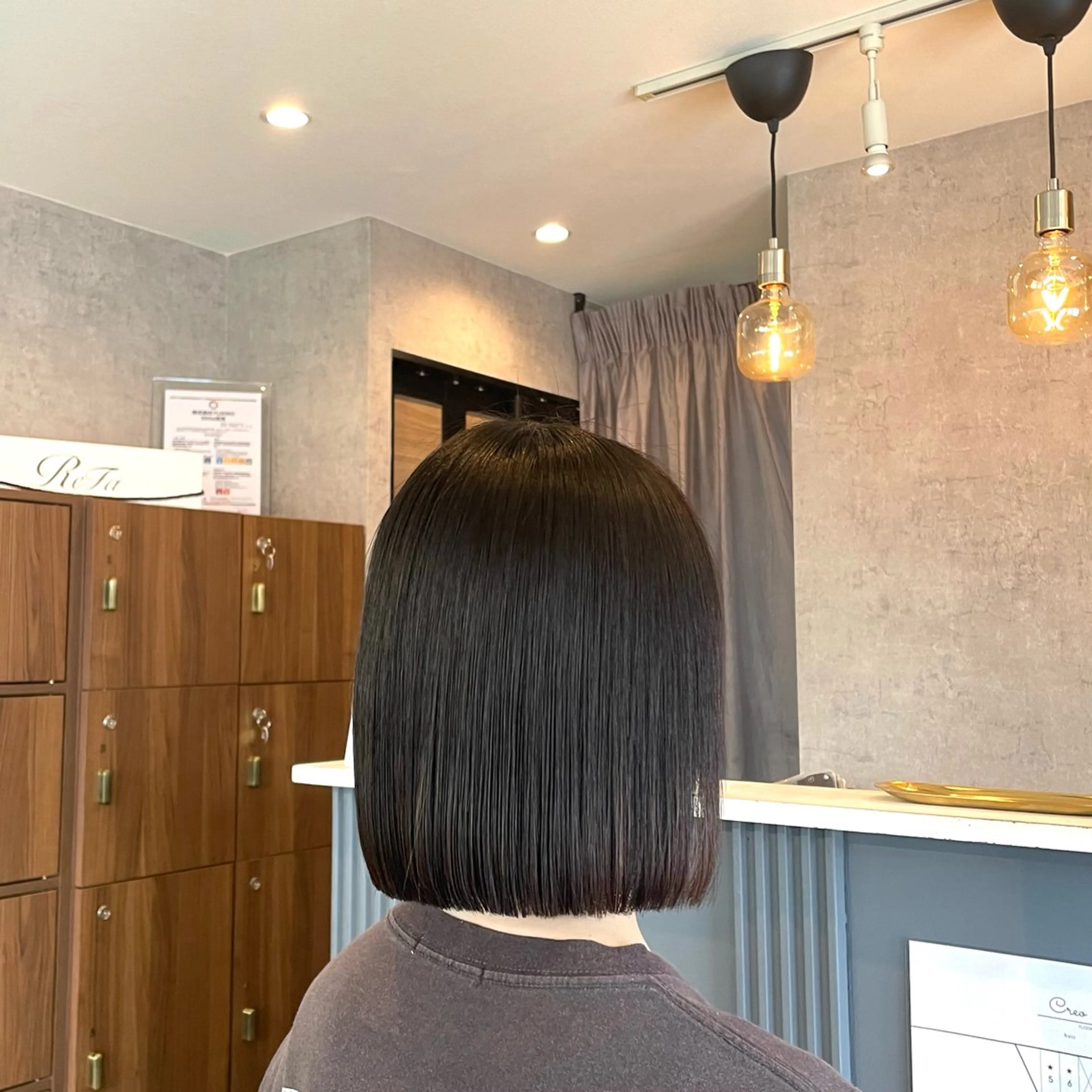 ショート カット 縮毛矯正 手塚 凜のヘアスタイル