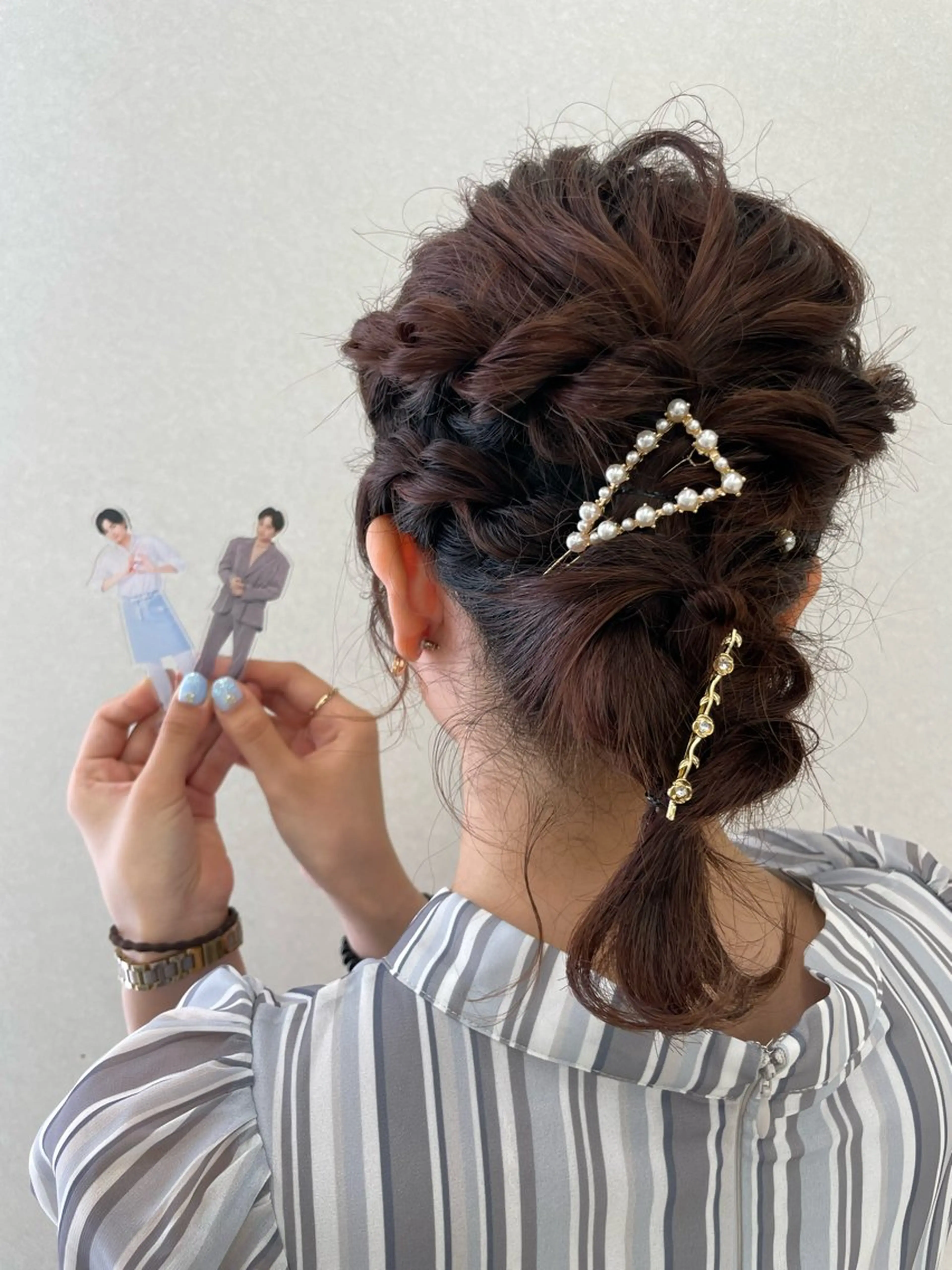 ミディアム ヘアアレンジ CARELLY Rukaのマツエク・マツパデザイン