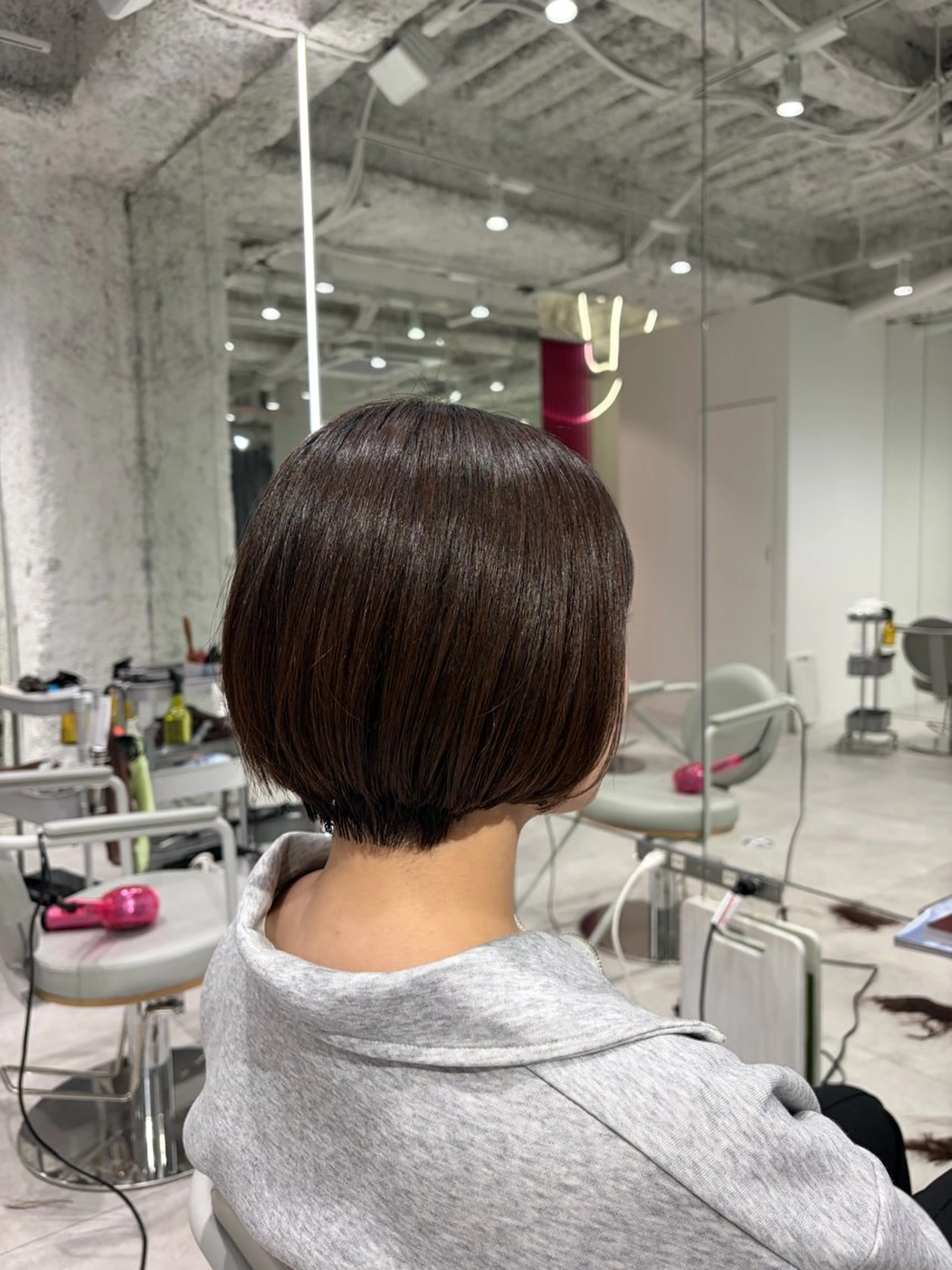 ショート ショートボブ ボブ ショートヘア レイヤー♡ 石川優奈のヘアスタイル