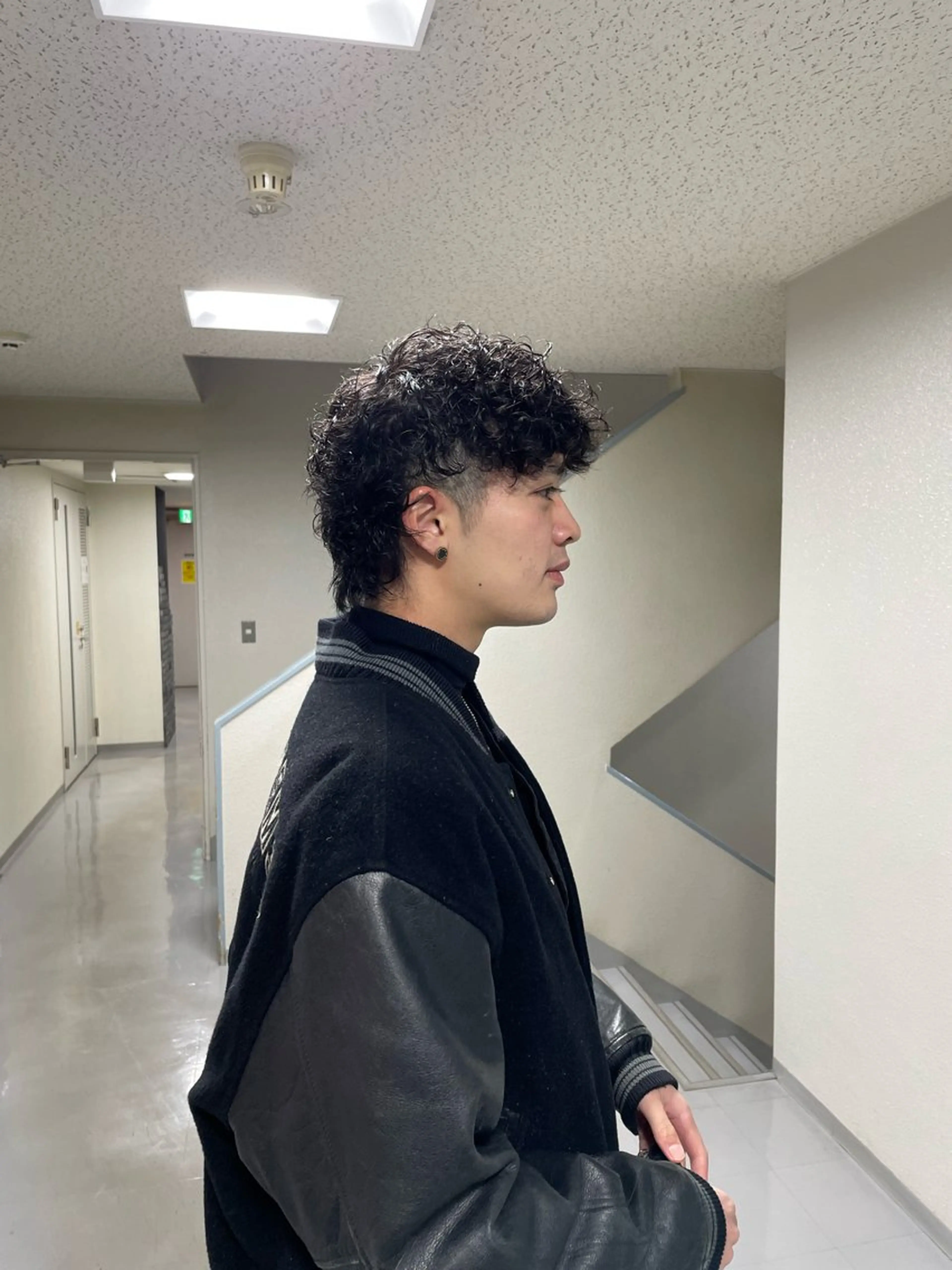 ショート パーマ メンズ メンズパーマ 平井 海冬のヘアスタイル