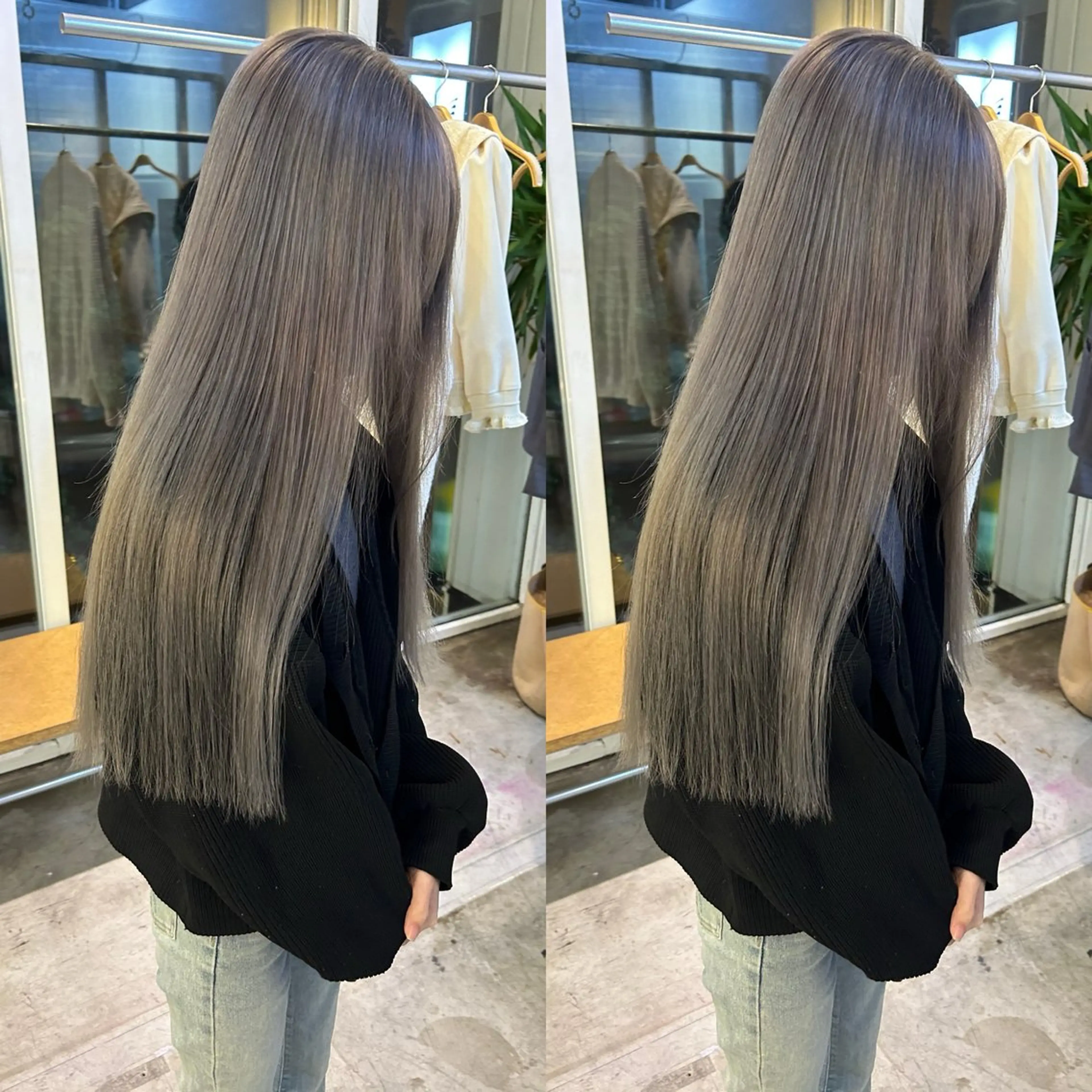 ロング カラー その他 yoriダブルカラー 代表すがわらのヘアスタイル