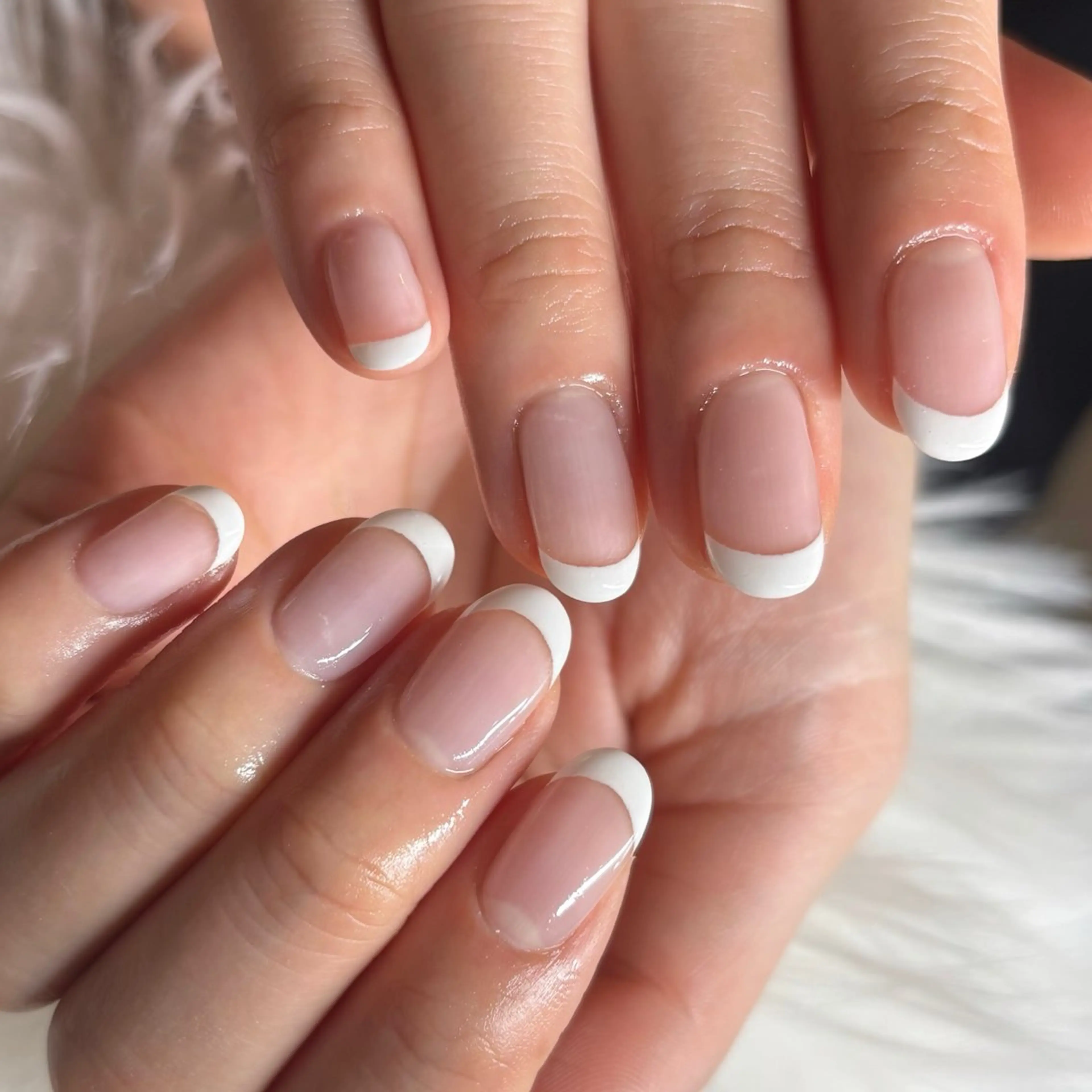 ネイル フレンチネイル chai.仙台店韓国 NAILSTUDIOのネイルデザイン