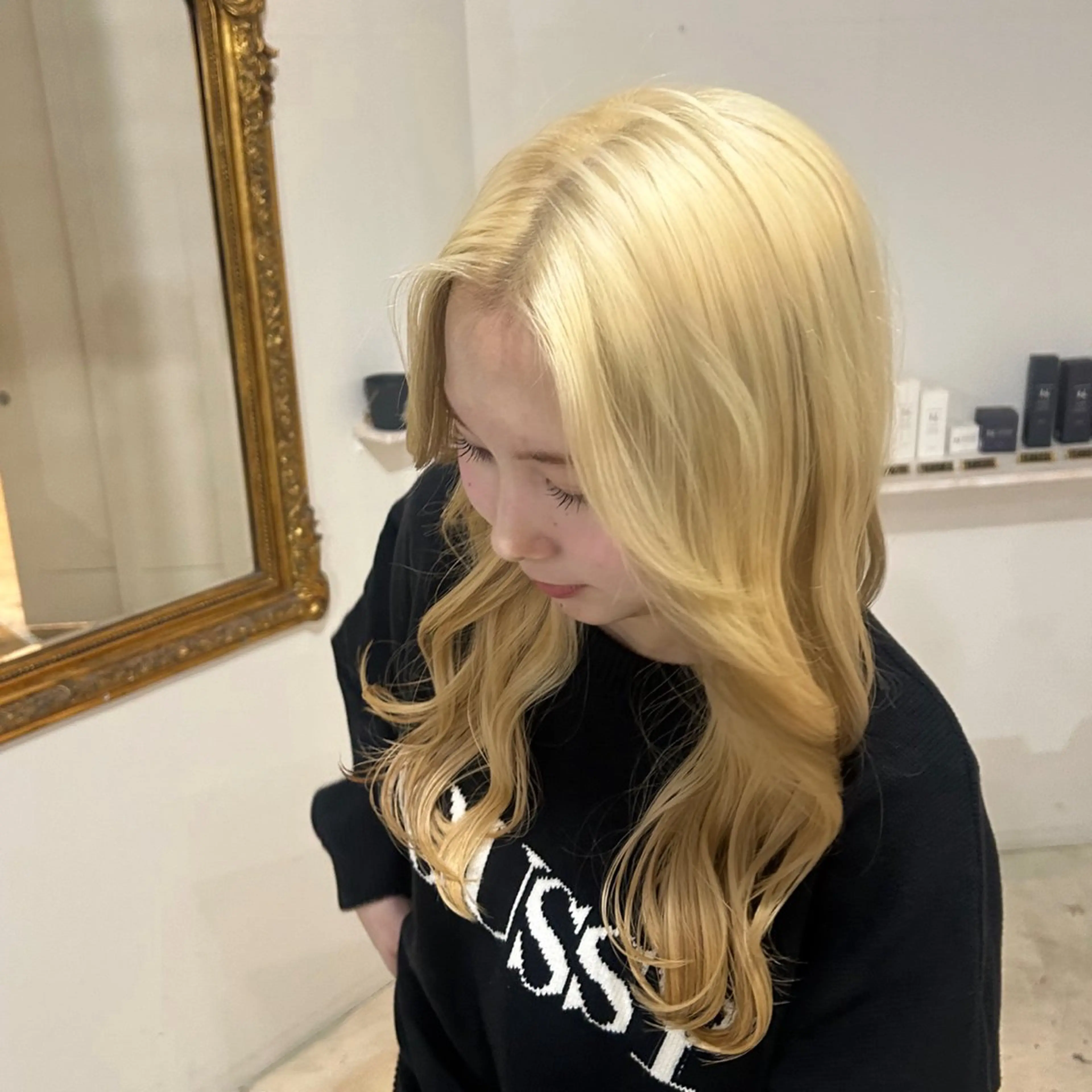 ⋆˙⟡高校生限定⋆｡˚✩ カット + ダブルカラー +トリートメント🎀の写真