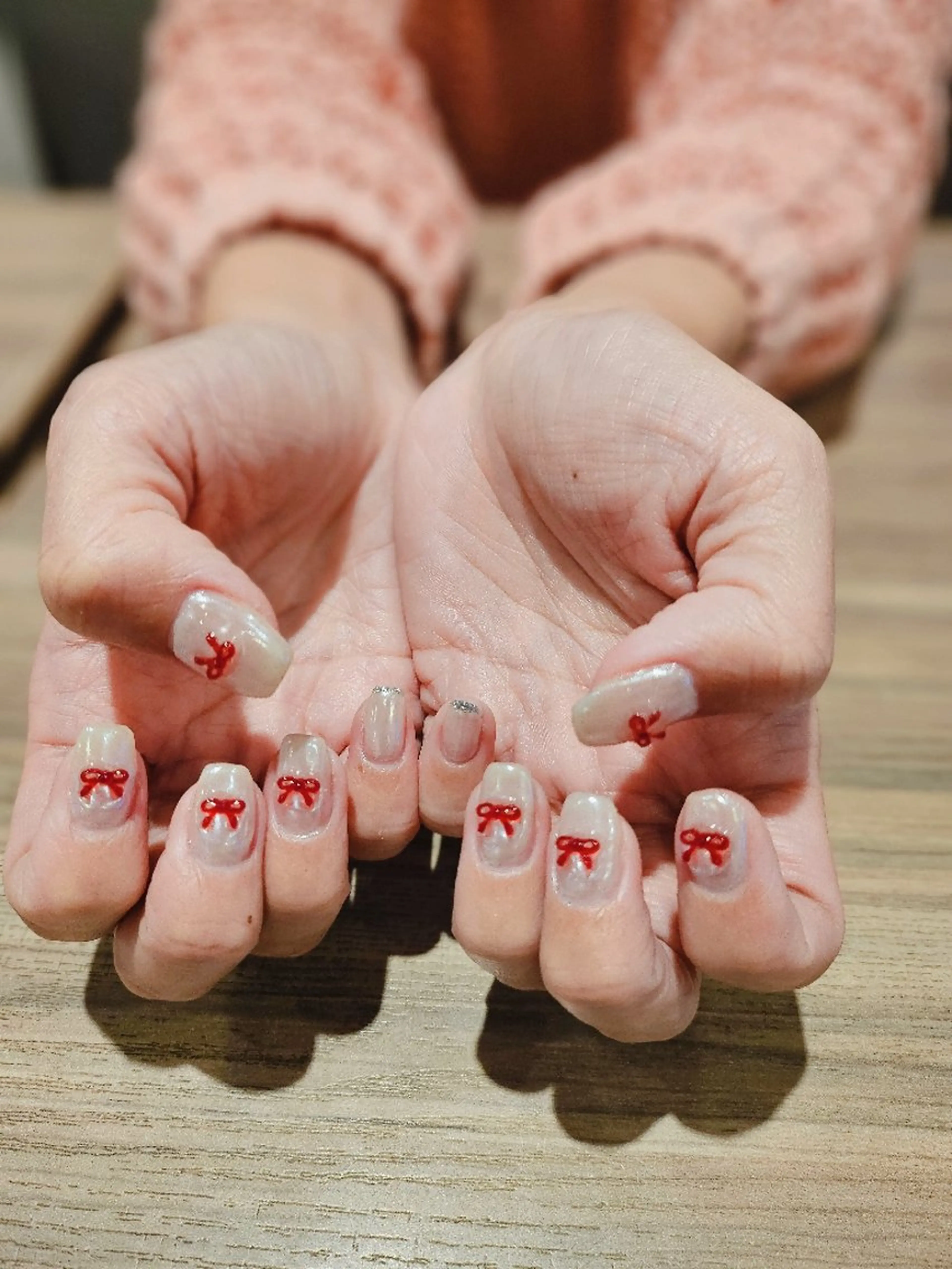 ネイル リボン emust.nail   のネイルデザイン