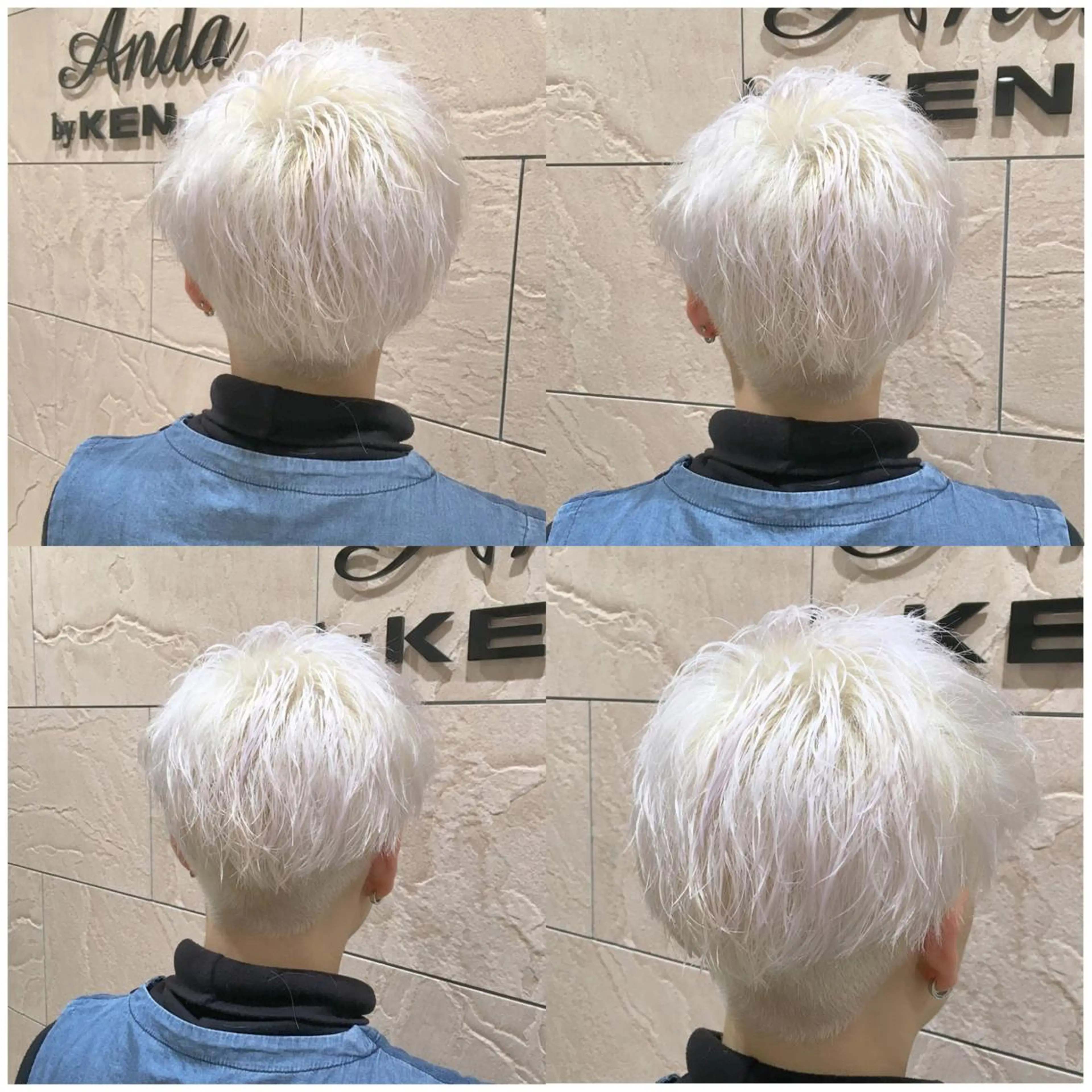 ショート カラー メンズ メンズブリーチ ブリーチ ハイトーン特化🤍 浦住のヘアスタイル