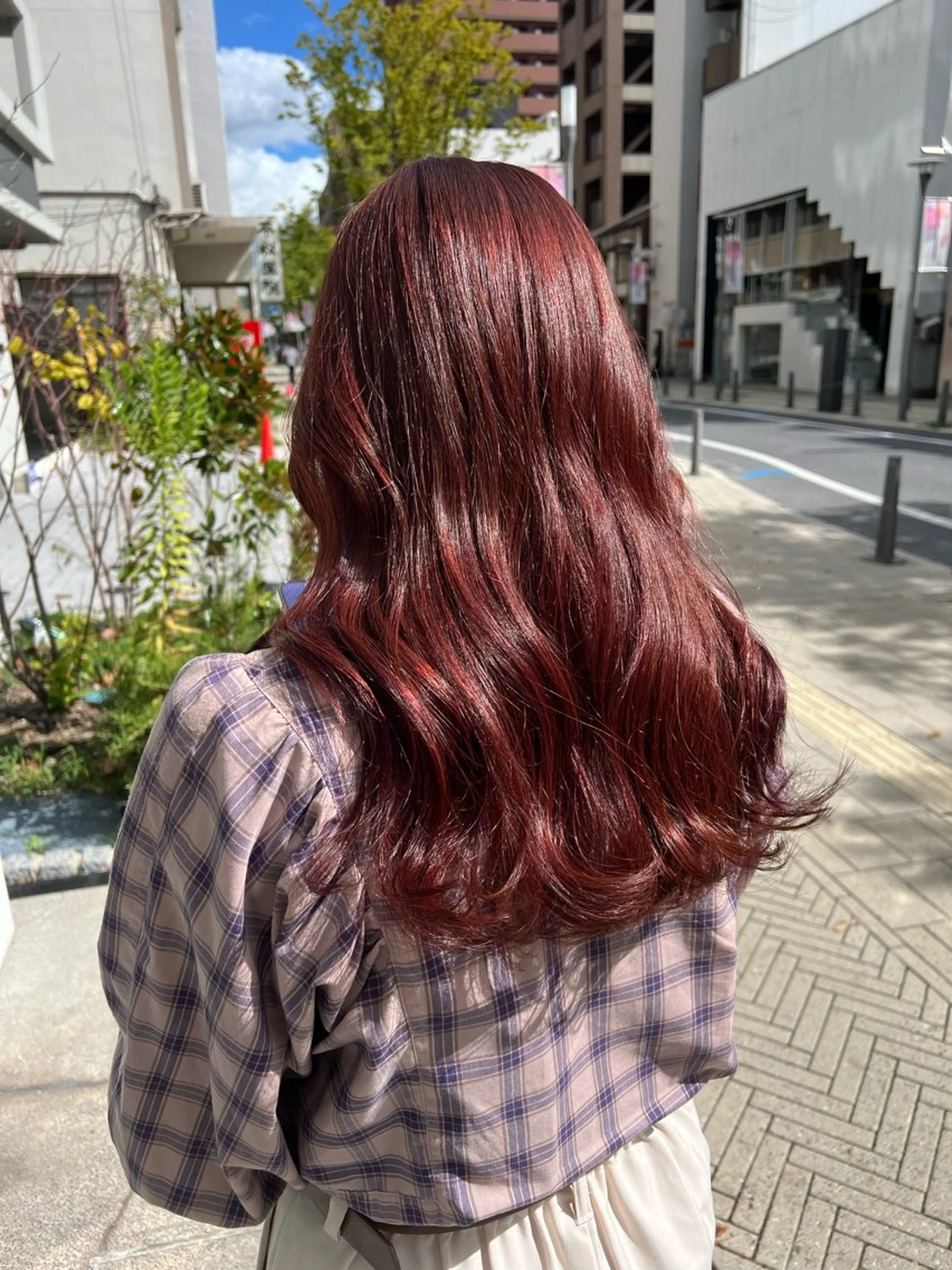 ロング カラー ヘアカラー ParveMix🍀 藤原愛未のヘアスタイル