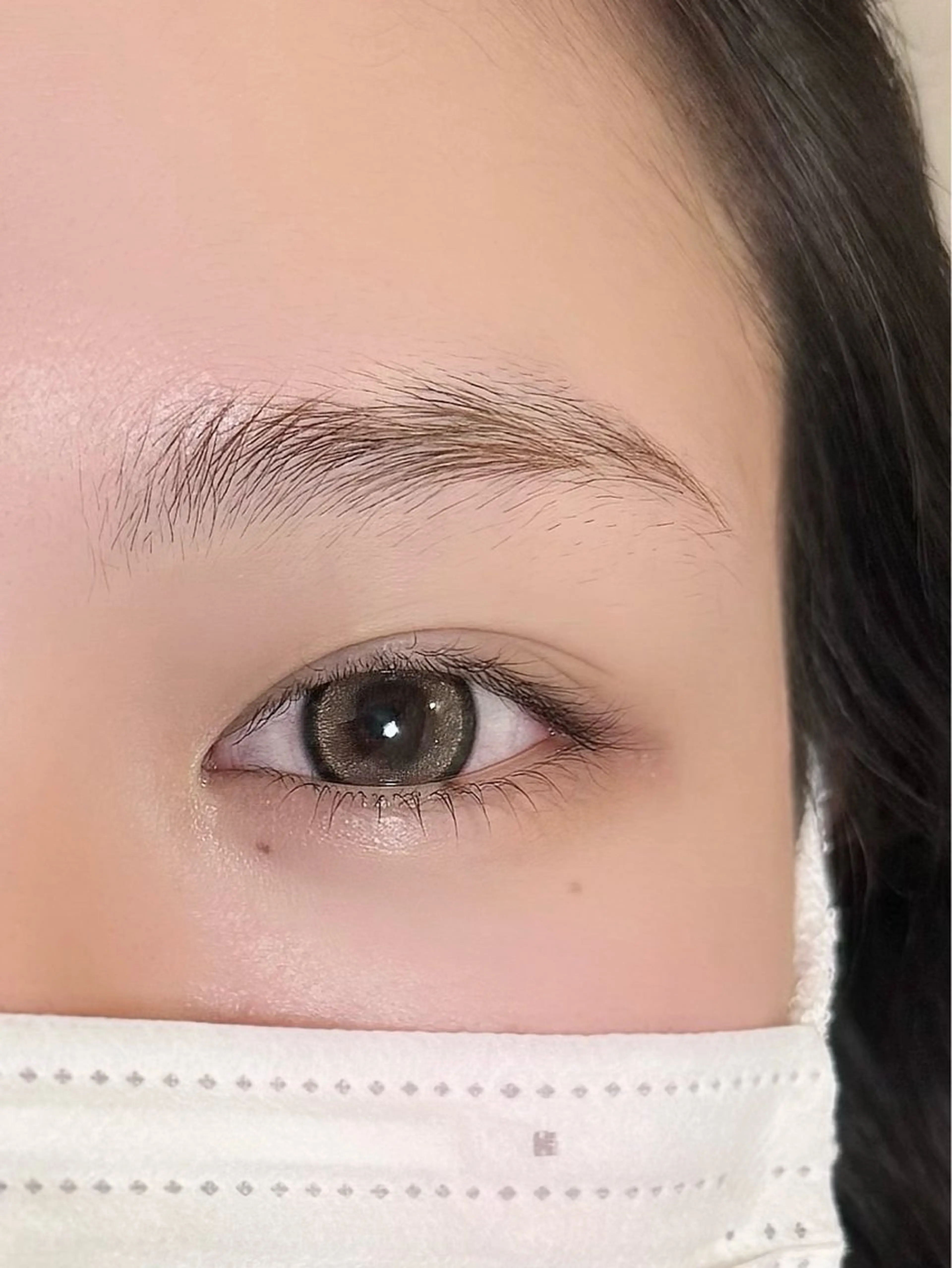 【練習モデルメニュー】まつげパーマ下の写真