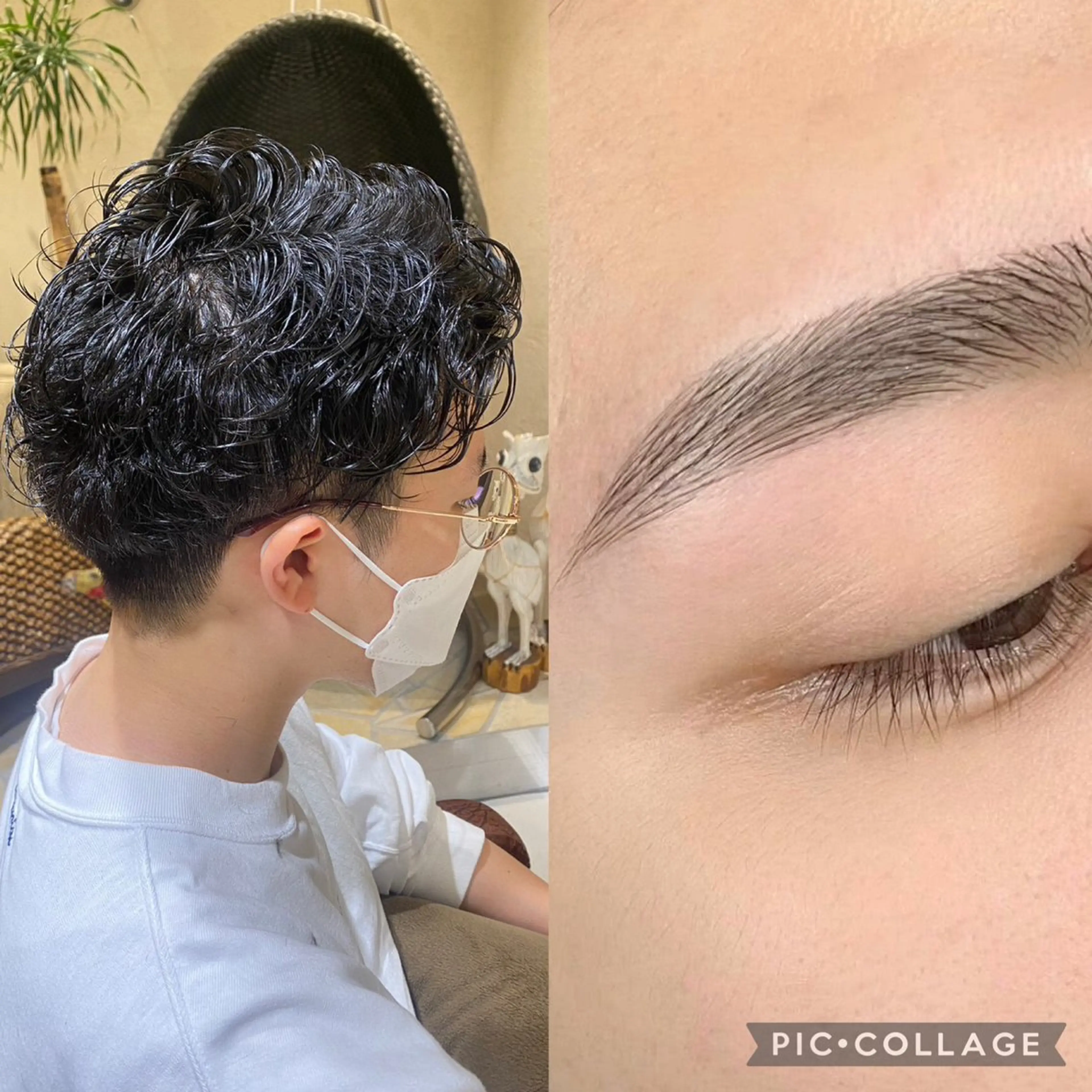 【❄️メンズカット無料❄️】＋【🦋メンズアイブロウワックス🦋】ヘアシャンプー付き🫧セットになります！の写真