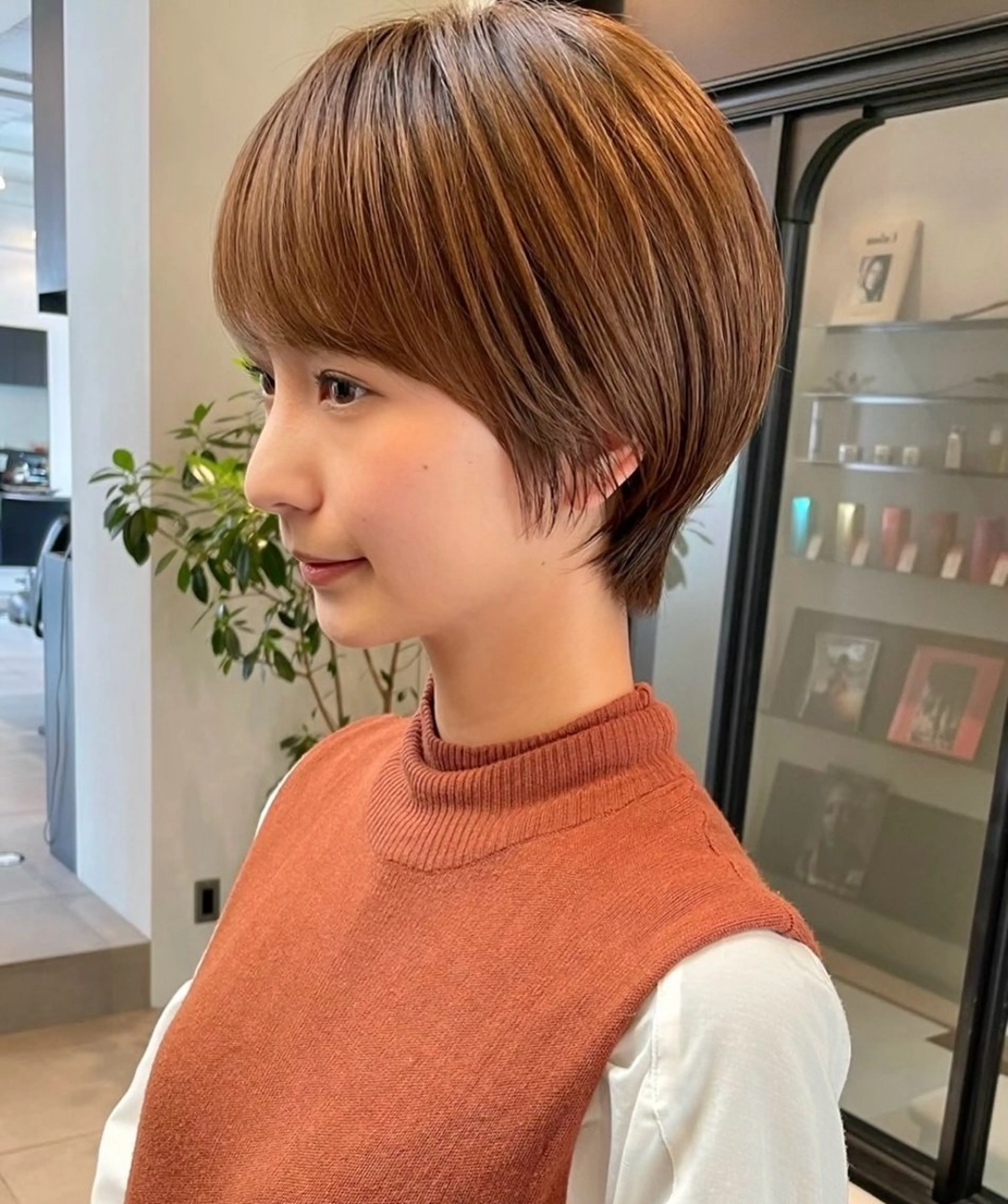 ショート カラー riria/ボブ /透明感カラー🎀のヘアスタイル