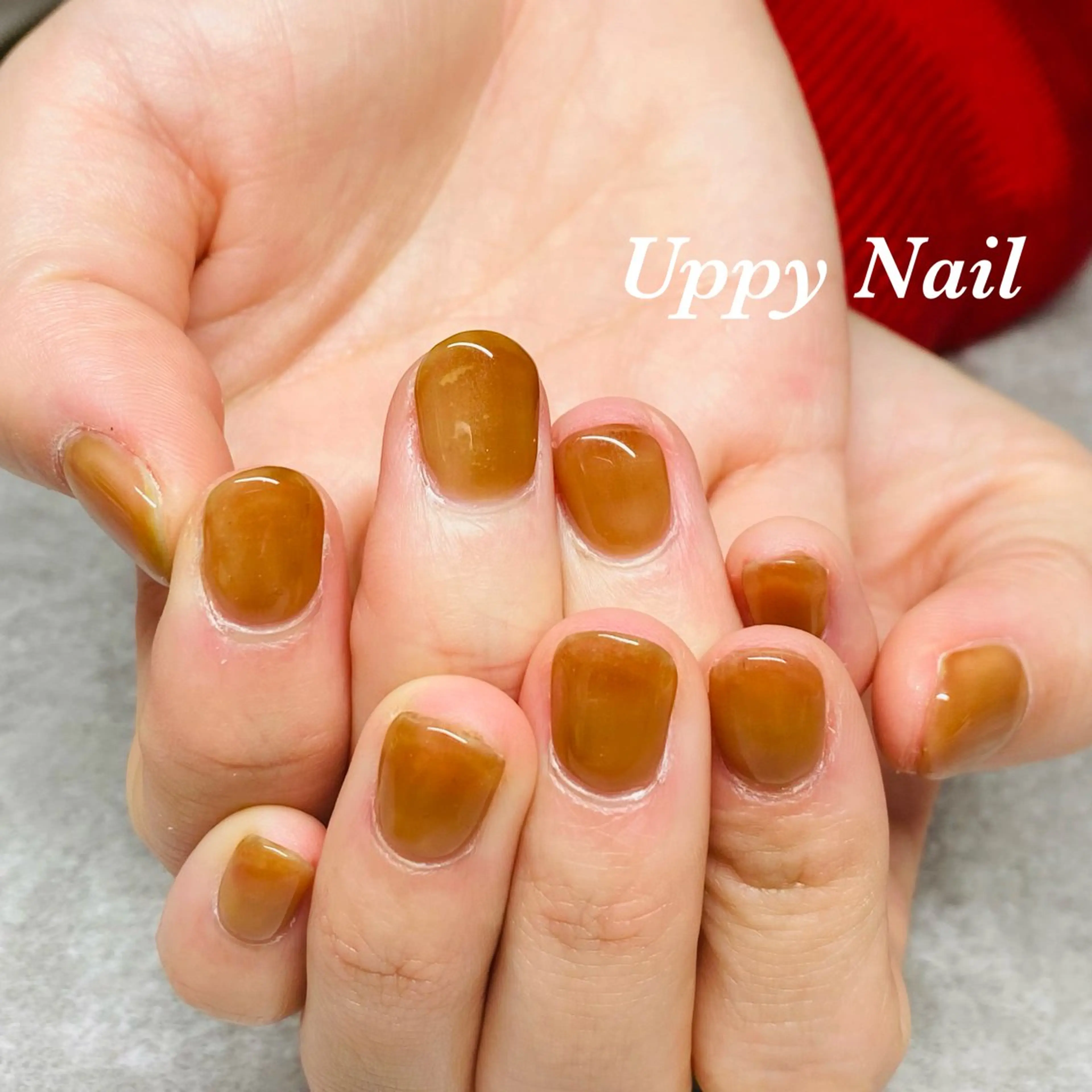 ネイル ワンカラーネイル ハンドネイル Uppy Nail ukyoのネイルデザイン