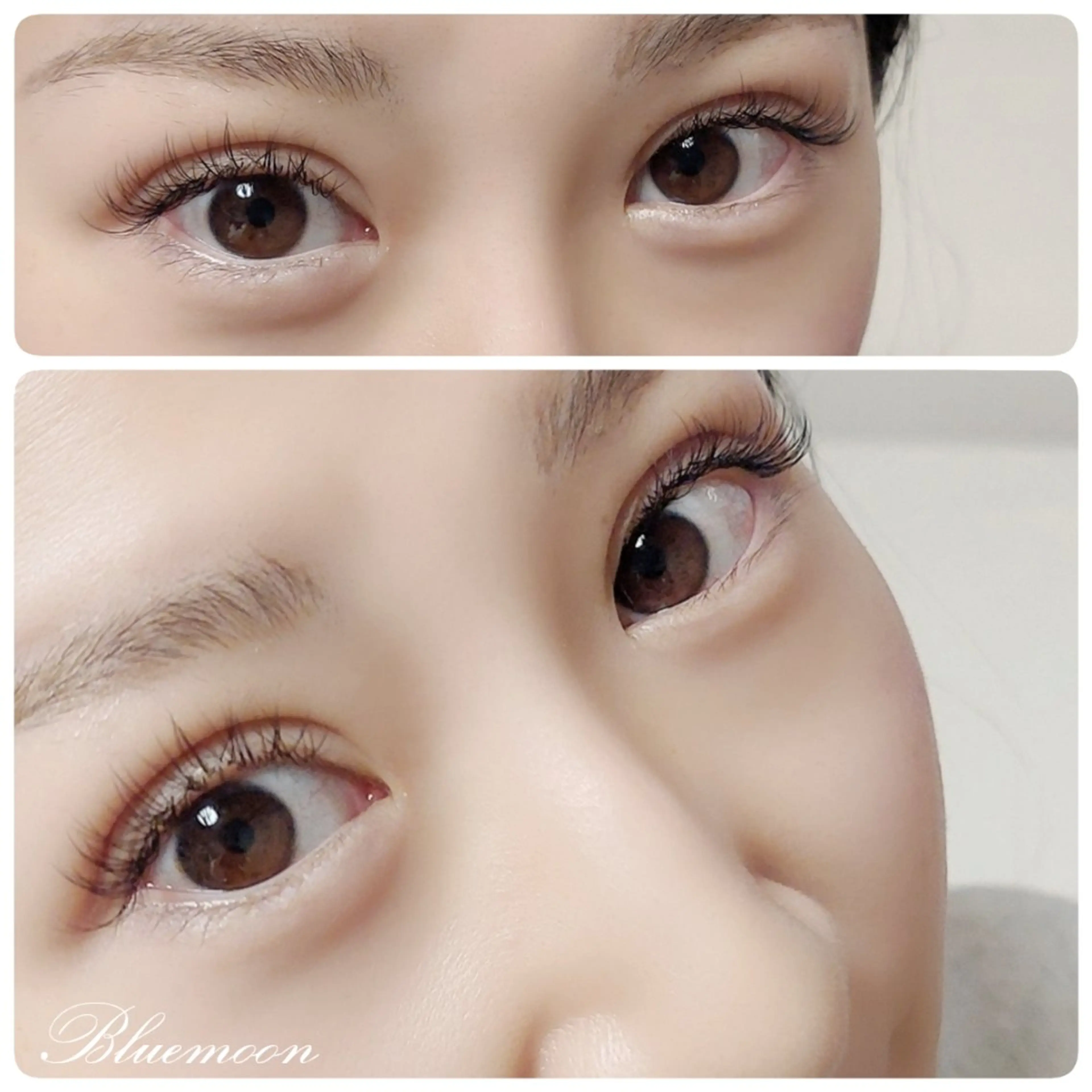 マツエク・マツパ フラットラッシュ Bluemoon所属・Blue moonのマツエク・マツパデザイン