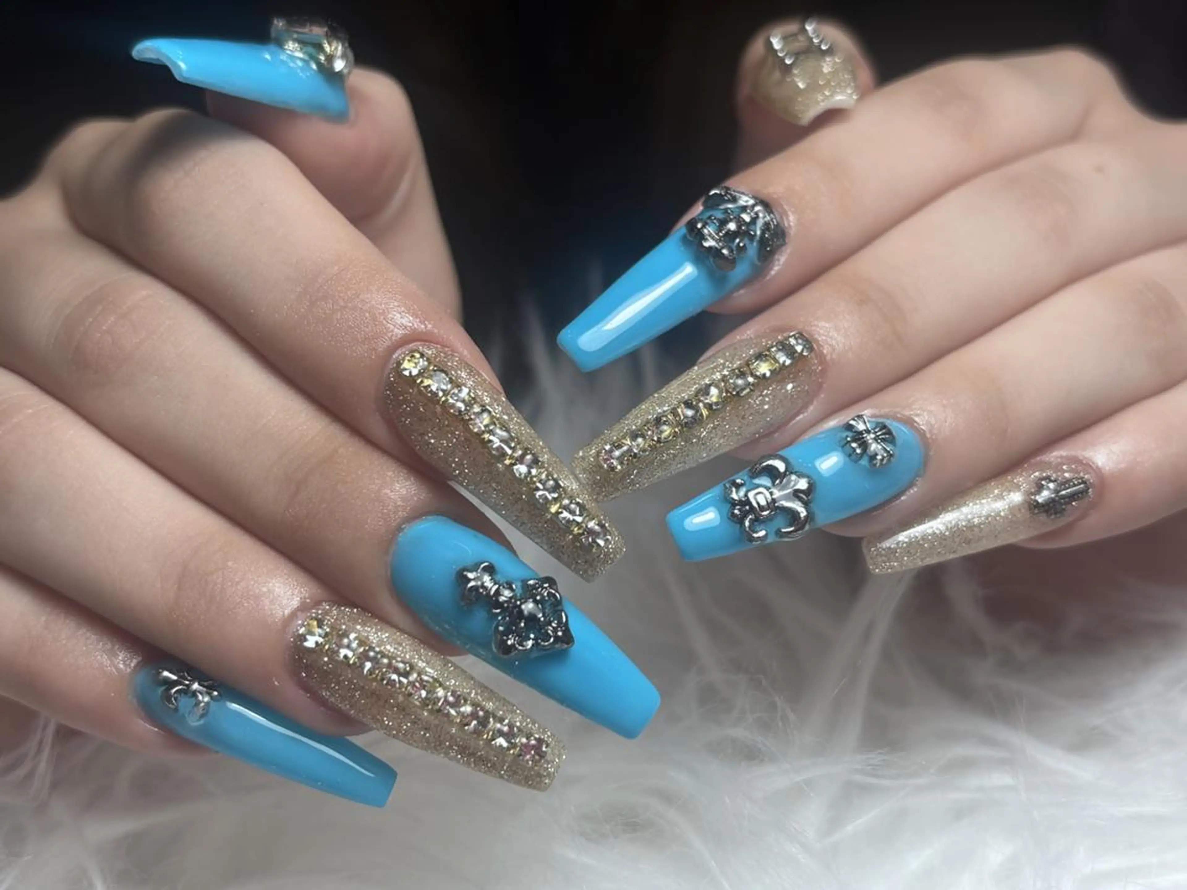 ネイル ボルドー チークネイル 長さ出し フレンチネイル ジェルネイル Yuu🎀 Belle Nailのネイルデザイン