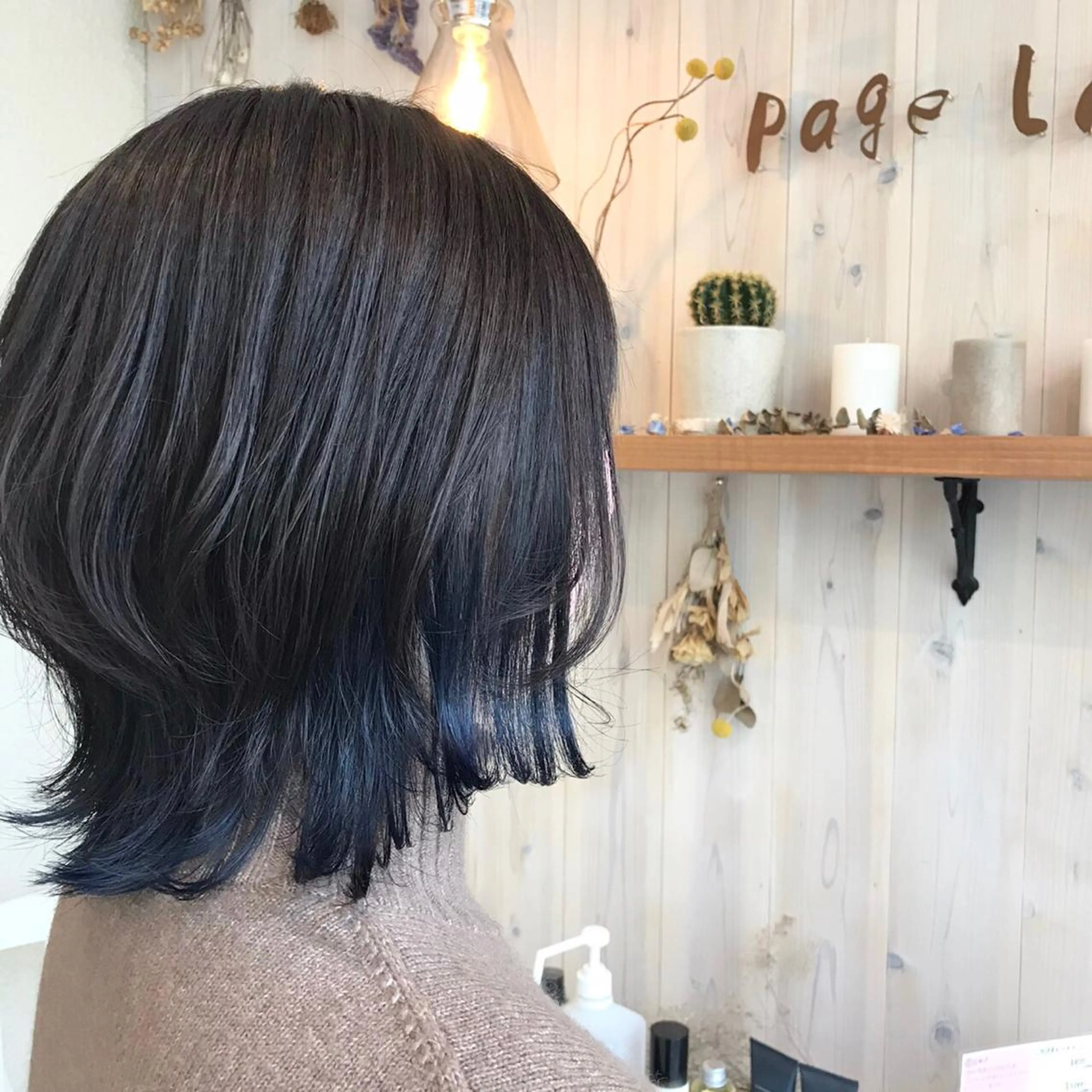 ショート カラー ブルーカラー 透明感カラー/ 寺田千雅子のヘアスタイル
