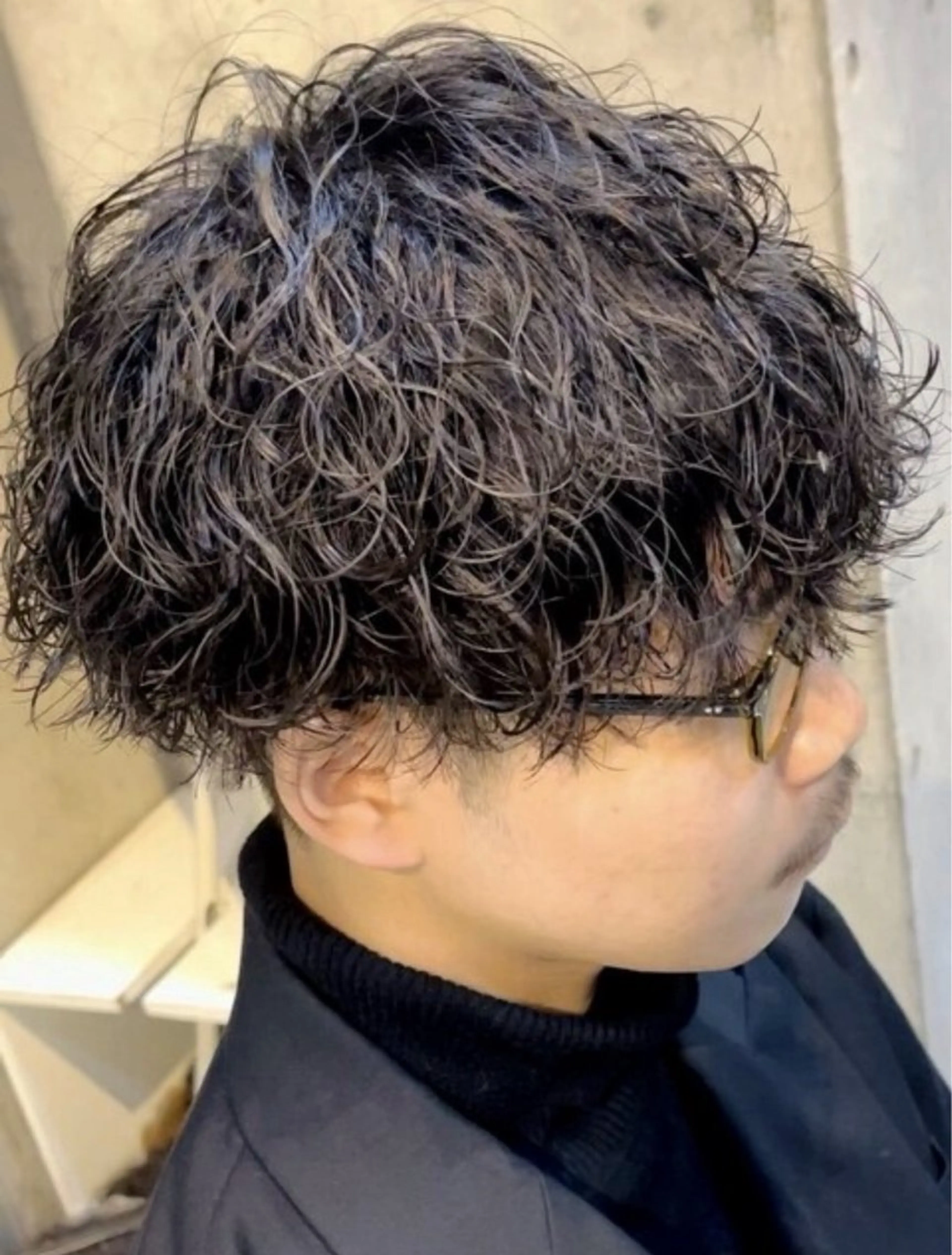 パーマ メンズ カット パーマ メンズ/シャドウ/ 波巻き/kyogoのヘアスタイル