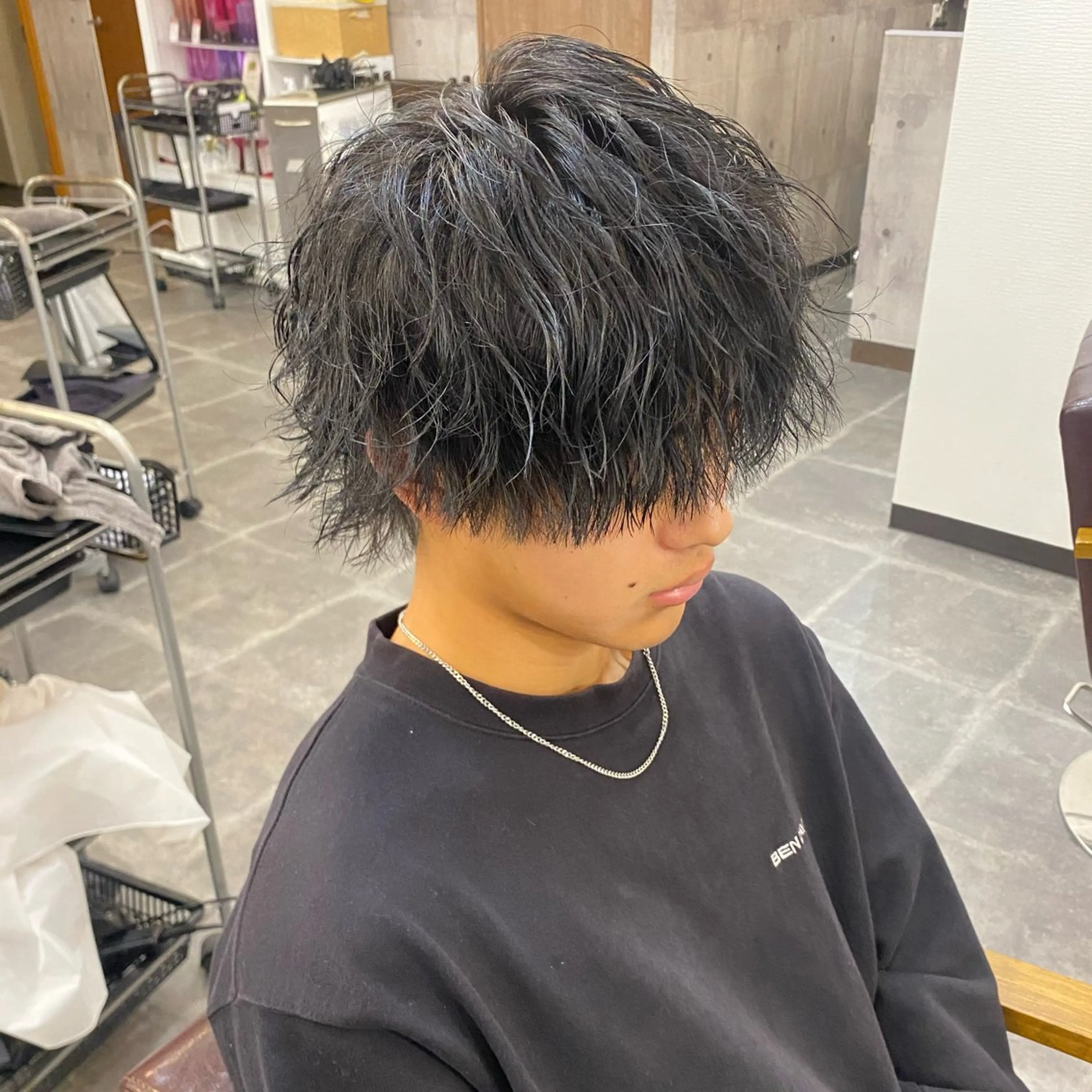 メンズカット＋特殊パーマ(ツイスパ/波巻きetc)＋トリートメントの写真