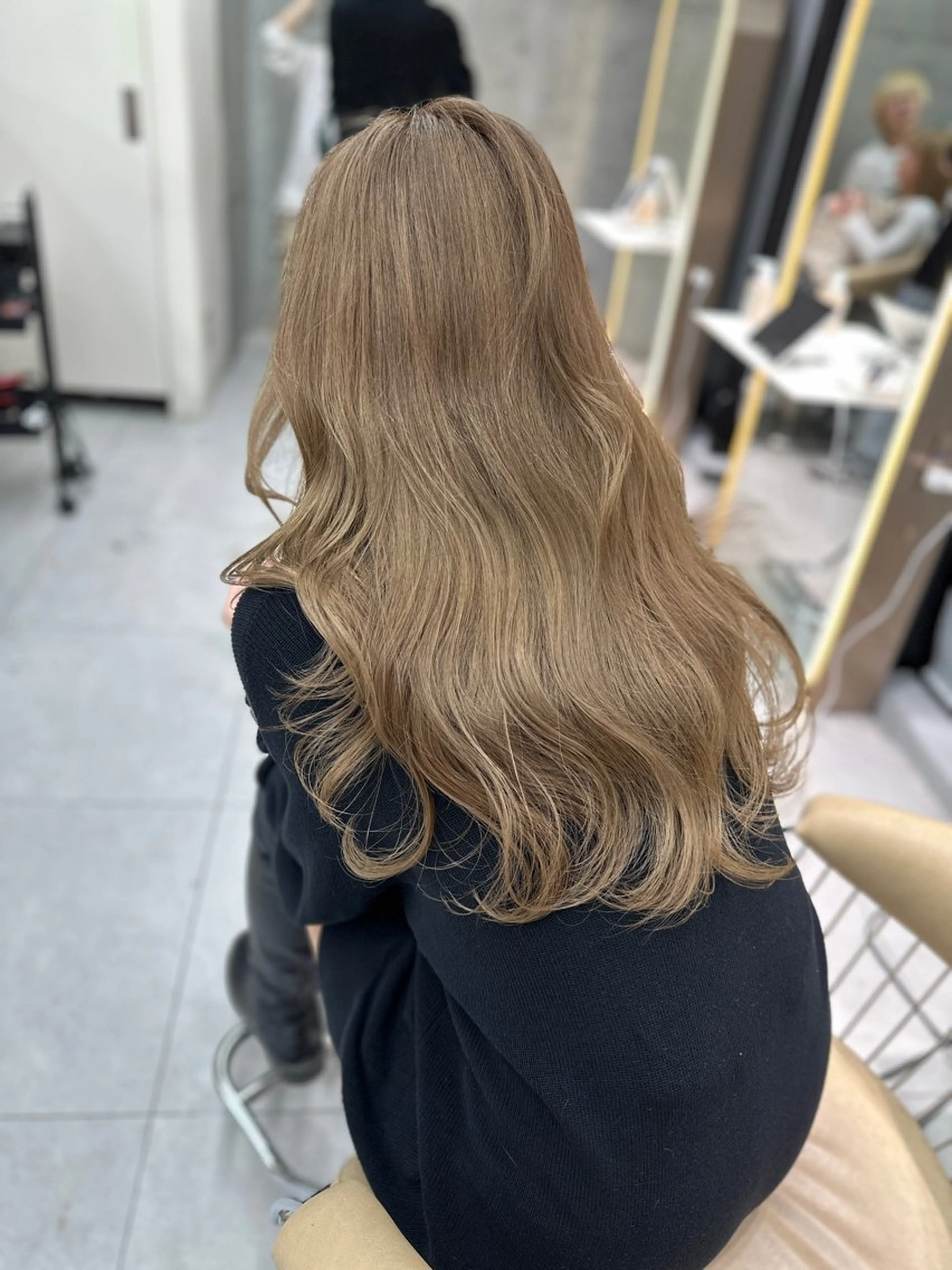 セミロング カラー カット ヘアカラー トリートメント 《髪質改善✖️オリー ブ🧸》小嶋拓也のヘアスタイル