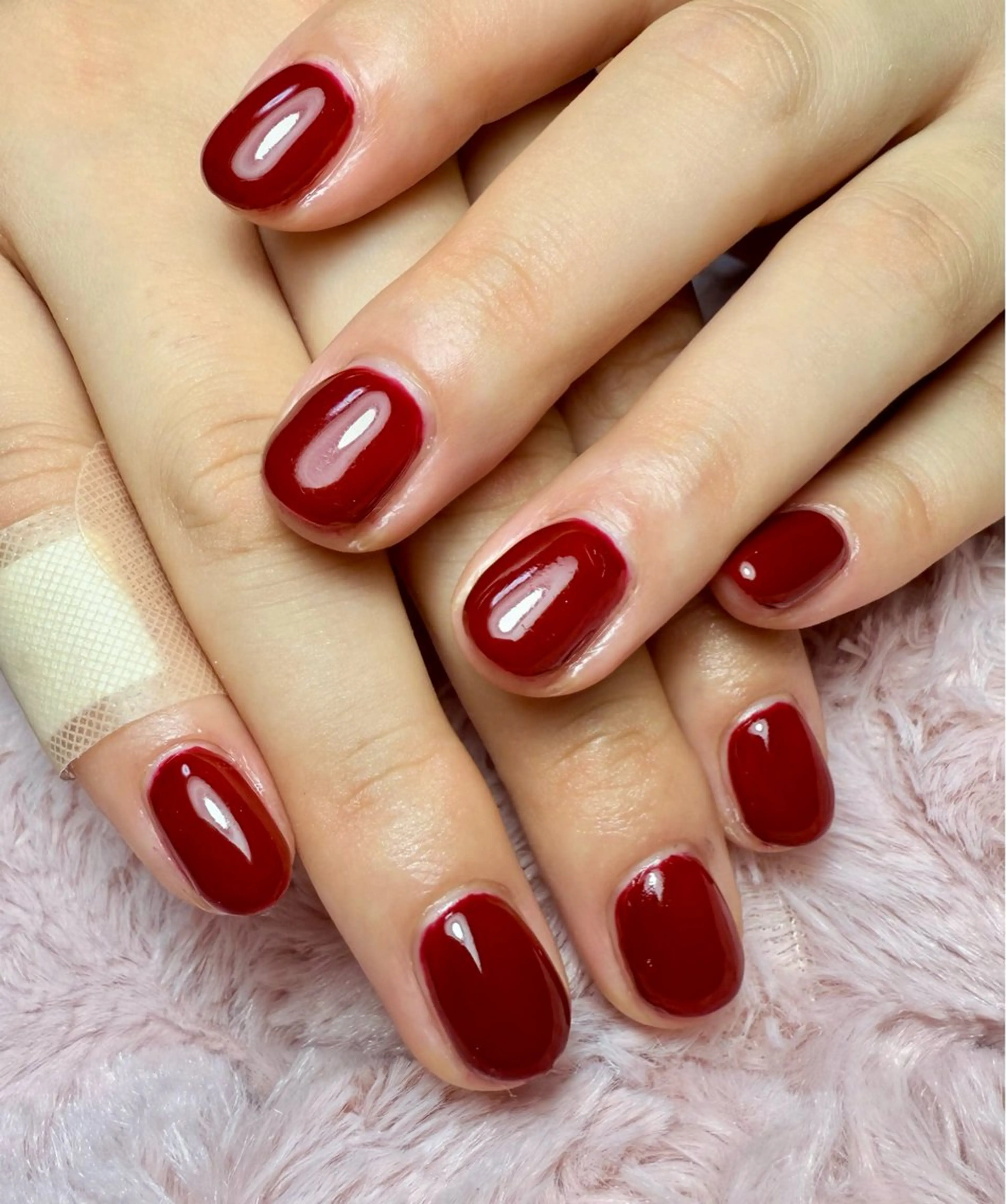ネイル アートネイル チークネイル フラッシュネイル フラッシュマグ フレンチネイル Mai’s nailのネイルデザイン