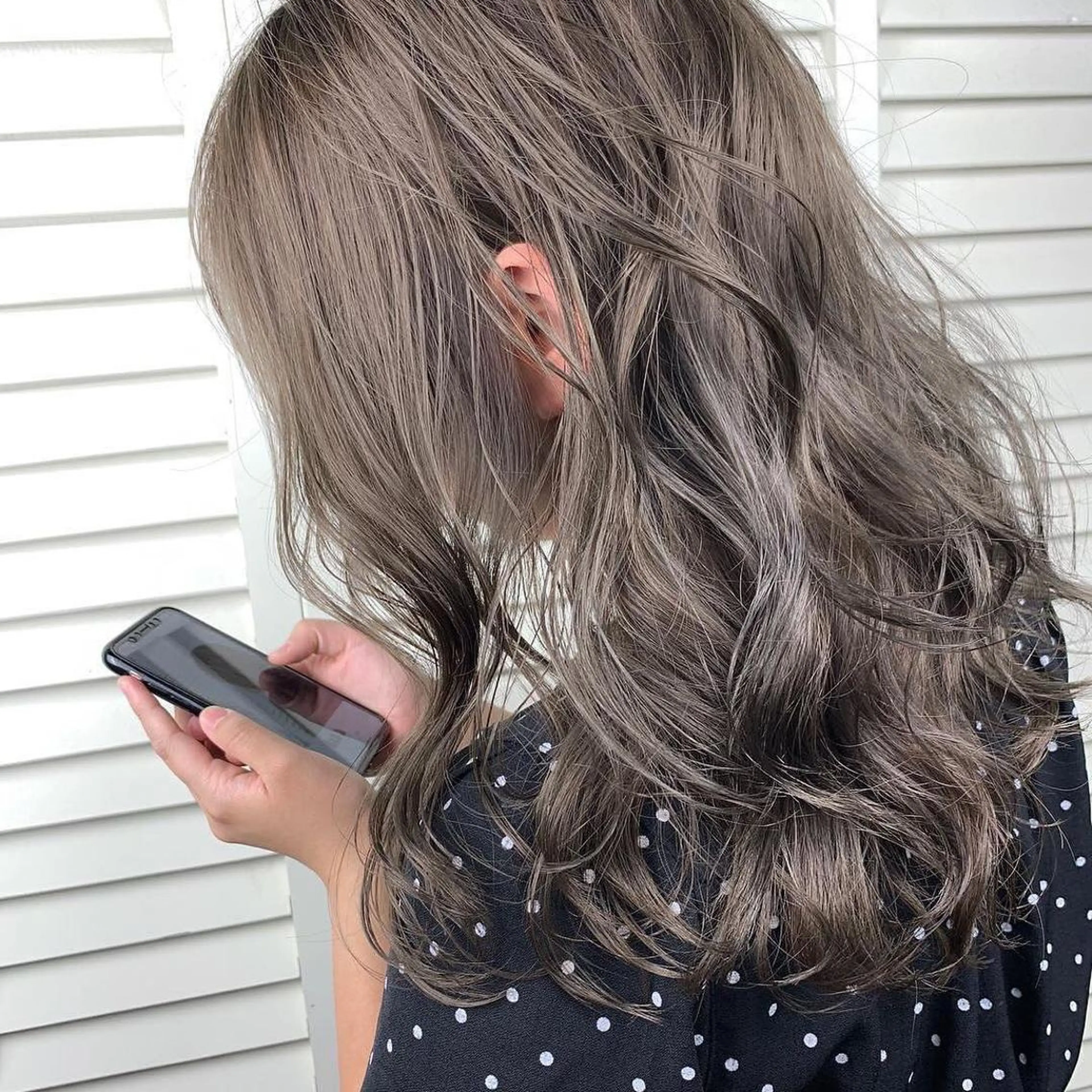 セミロング 松戸　レイヤーカット 野口　康太郎のヘアスタイル