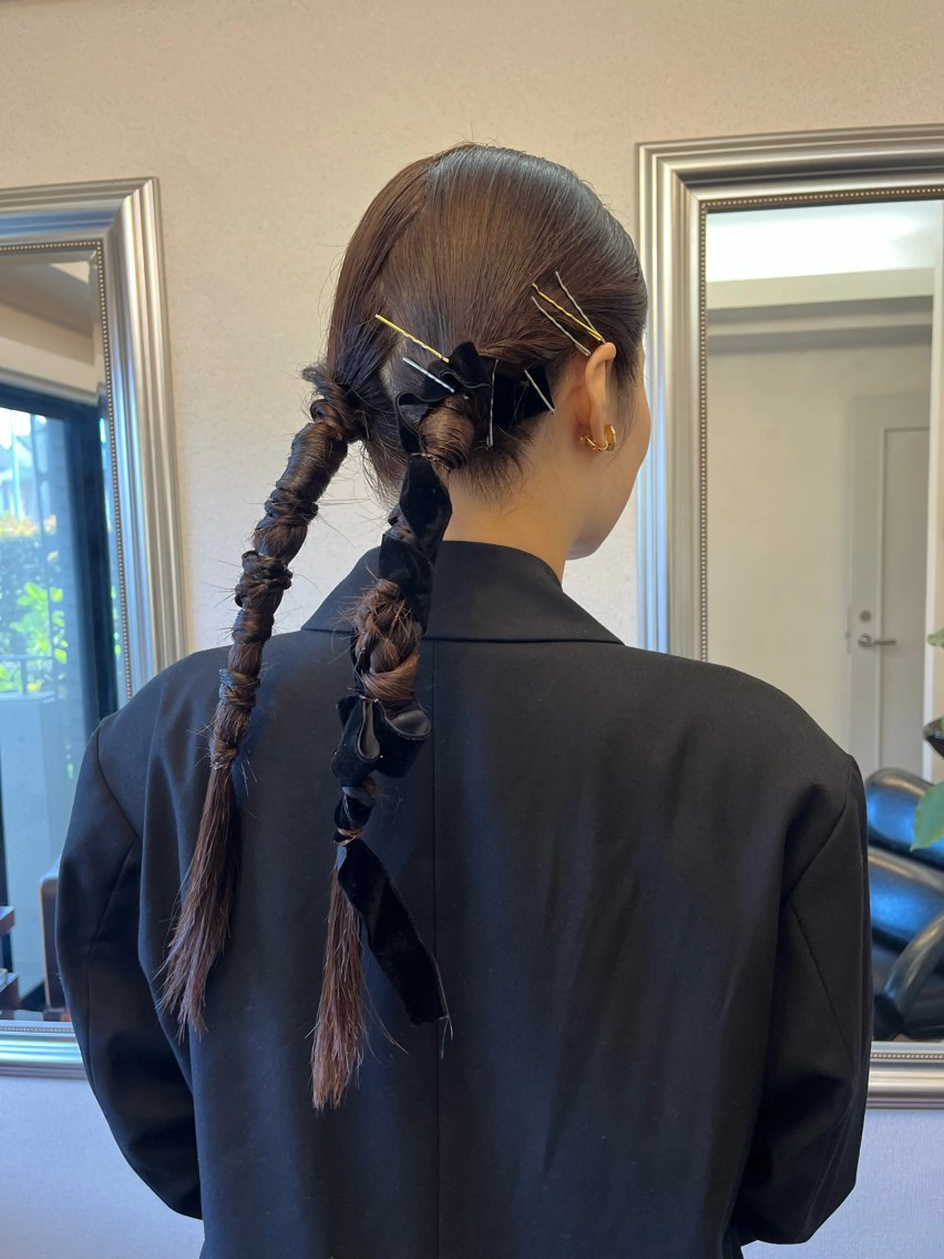 ロング カラー ヘアアレンジ ヘアセット yukimi .のヘアスタイル