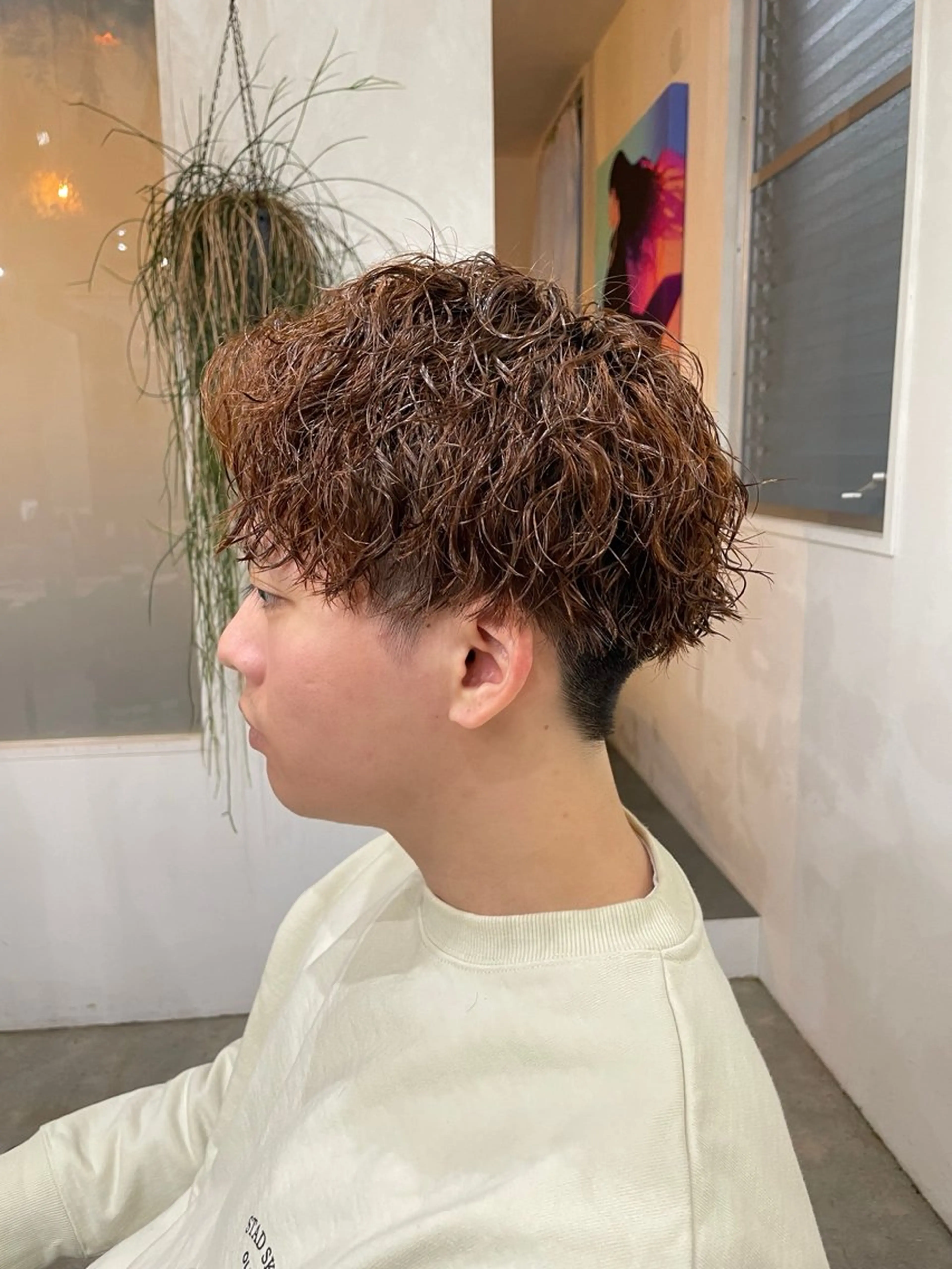 ショート パーマ メンズ ユ カの眉毛・アイブロウイメージ