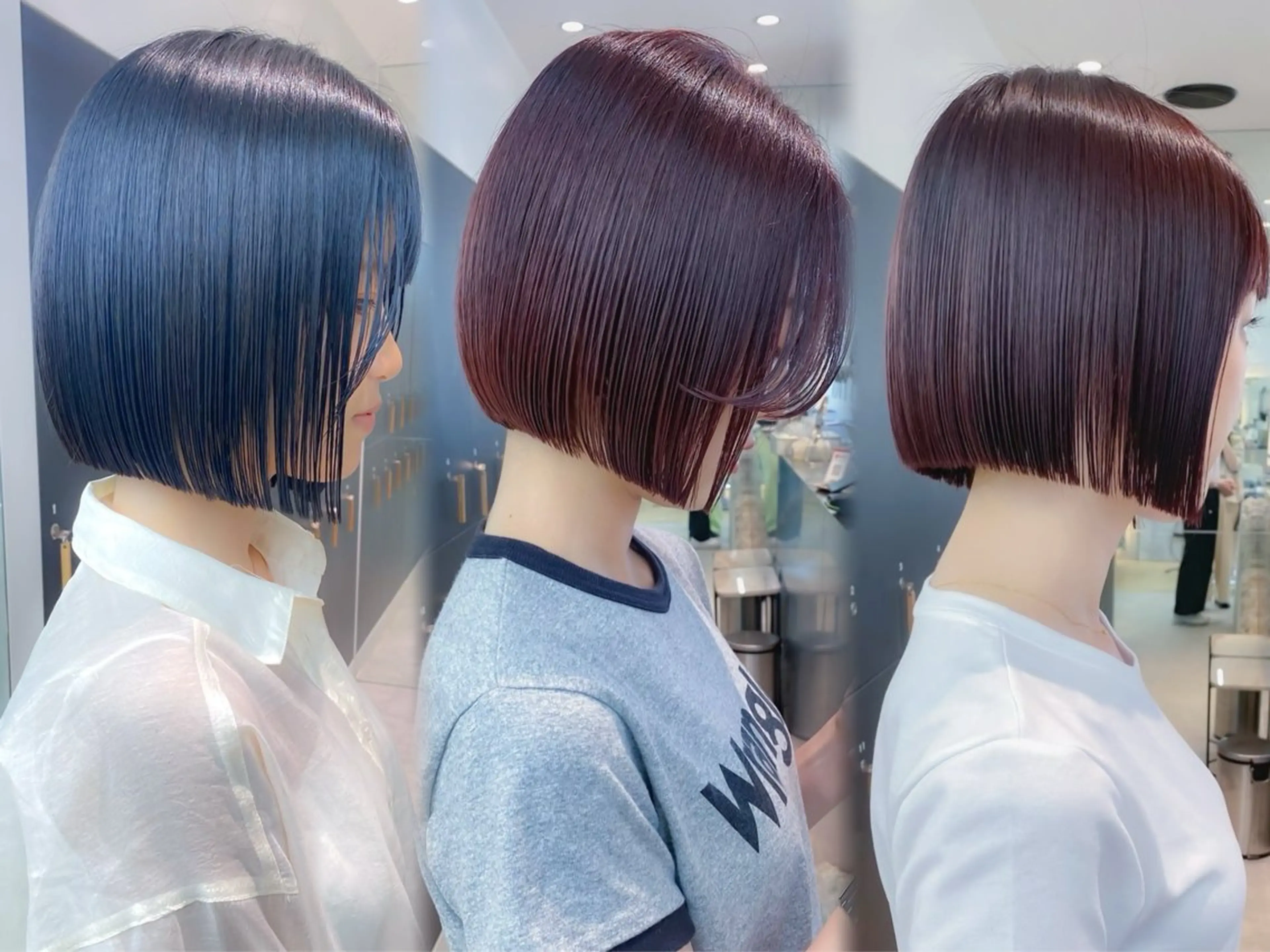 ショート ボブ ショート レイヤー ロンド　エメのヘアスタイル