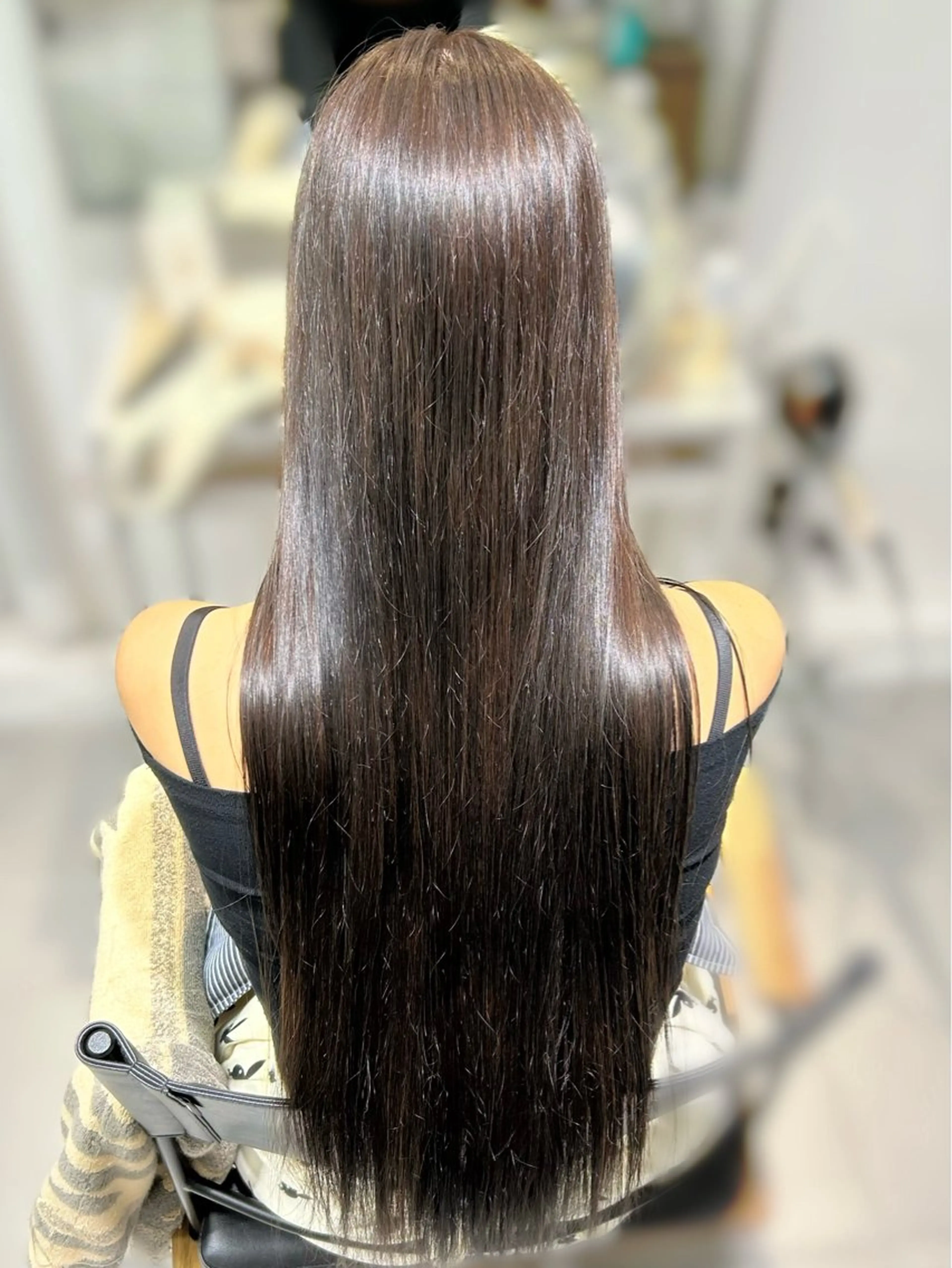 ロング 髪質改善 縮毛矯正 カット 縮毛矯正 池袋/レイヤー/ 顔まわり/taigaのヘアスタイル