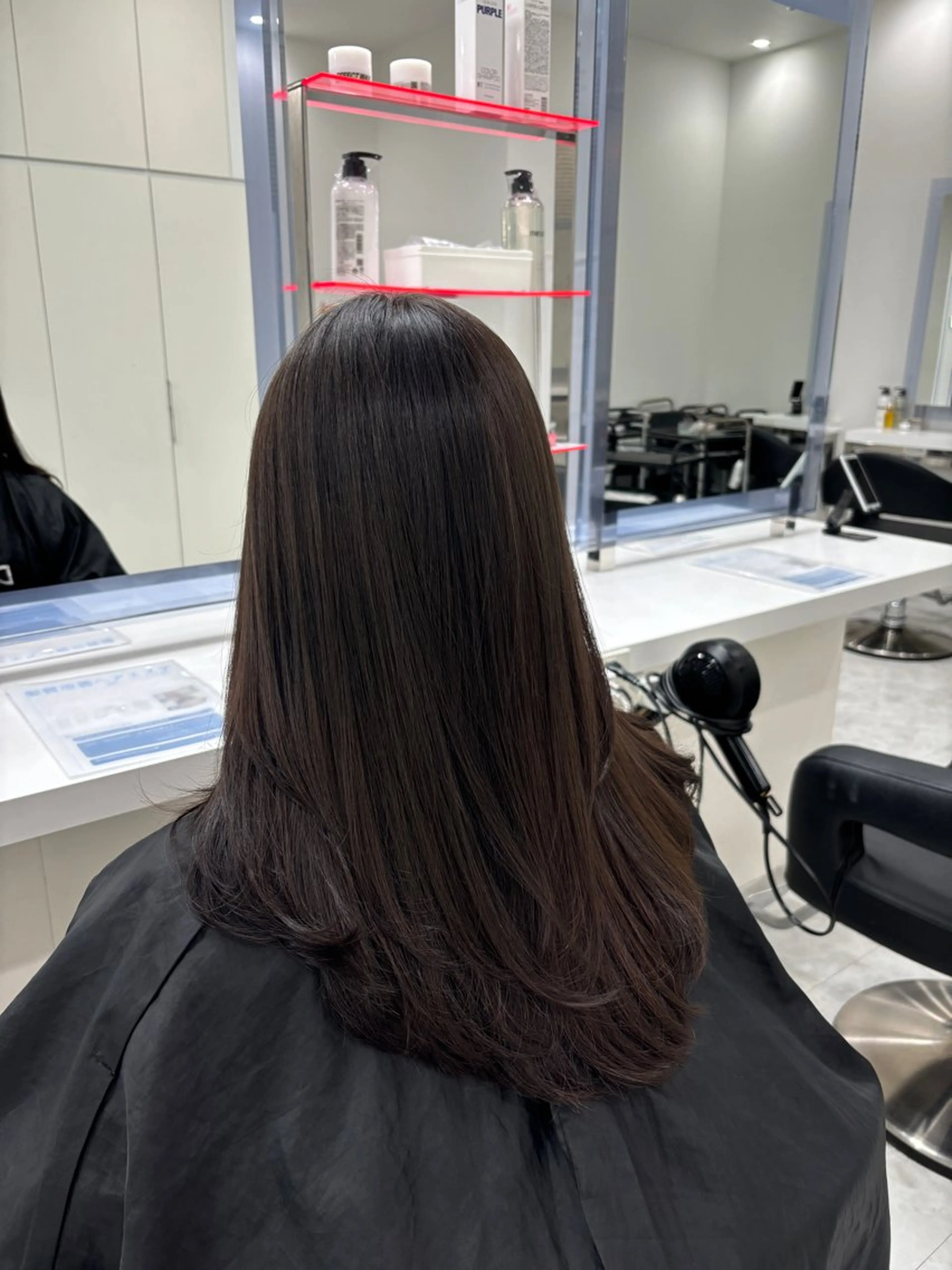 セミロング ヘアカラー トリートメント 🤍🥀韓流暖色レイ ヤー🥀🤍あやねのヘアスタイル