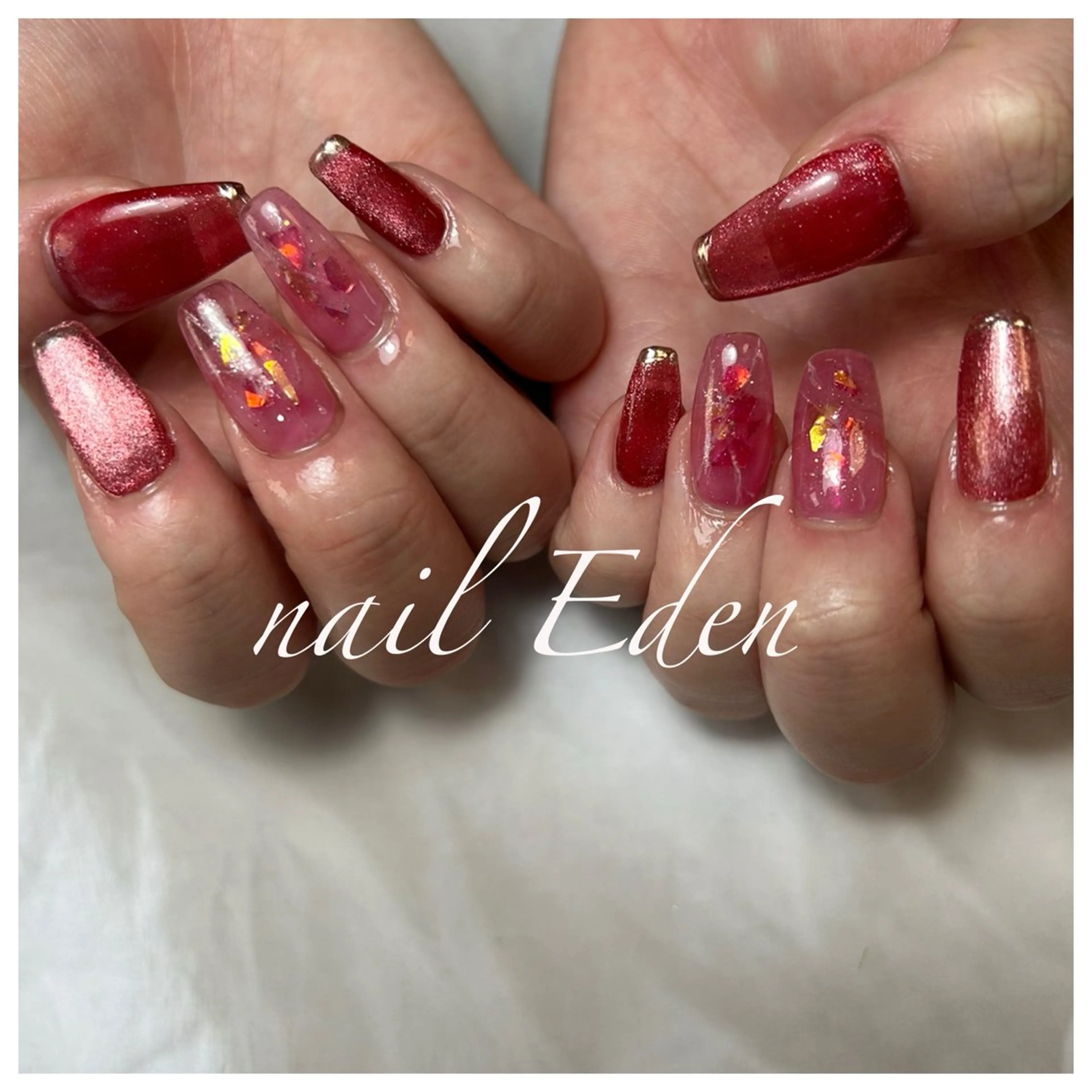 ネイル 持ち込み Eden ♾️のネイルデザイン