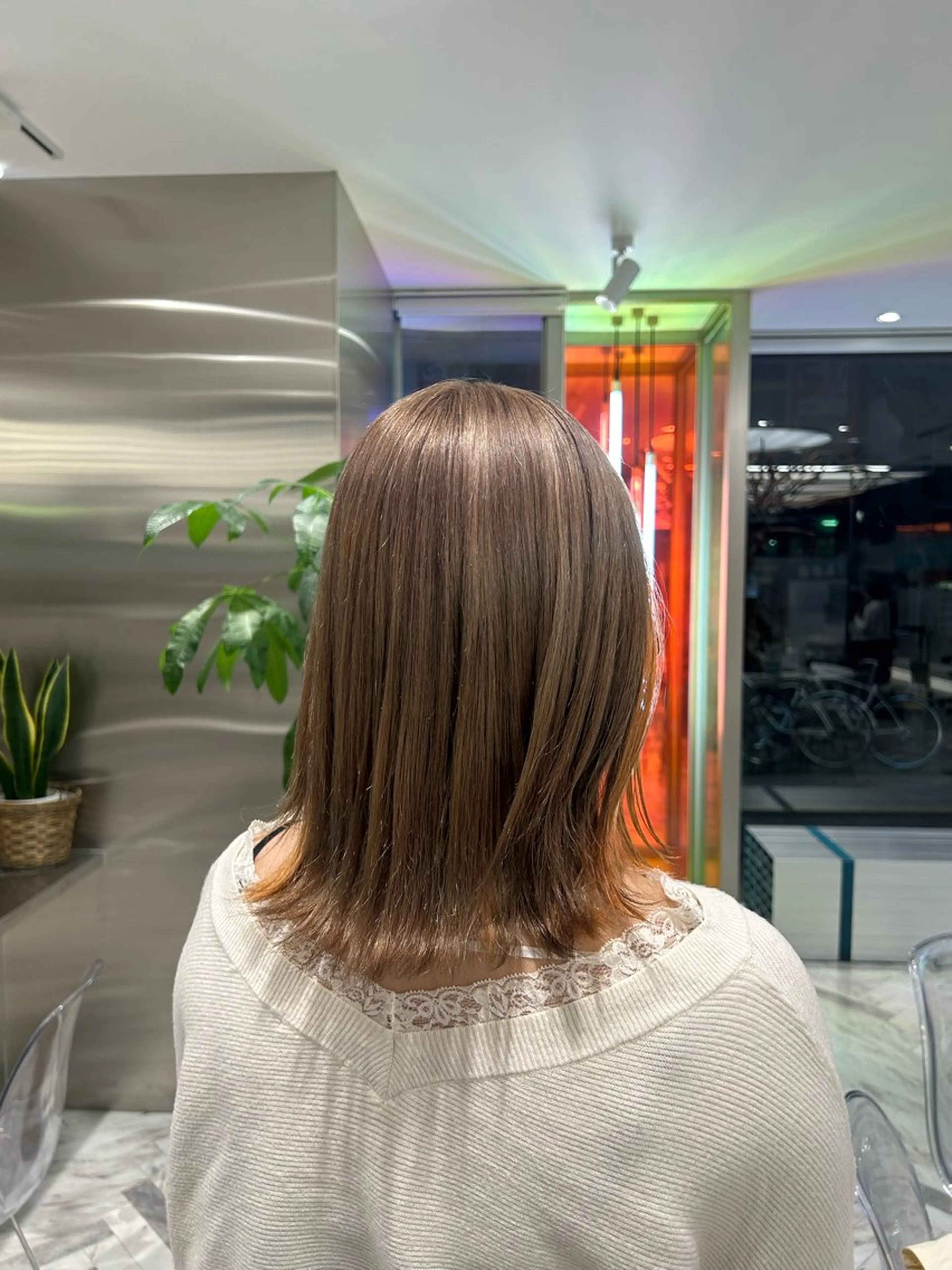 ミディアム カラー メンズ/ボブ/パーマ /くるみのマツエク・マツパデザイン