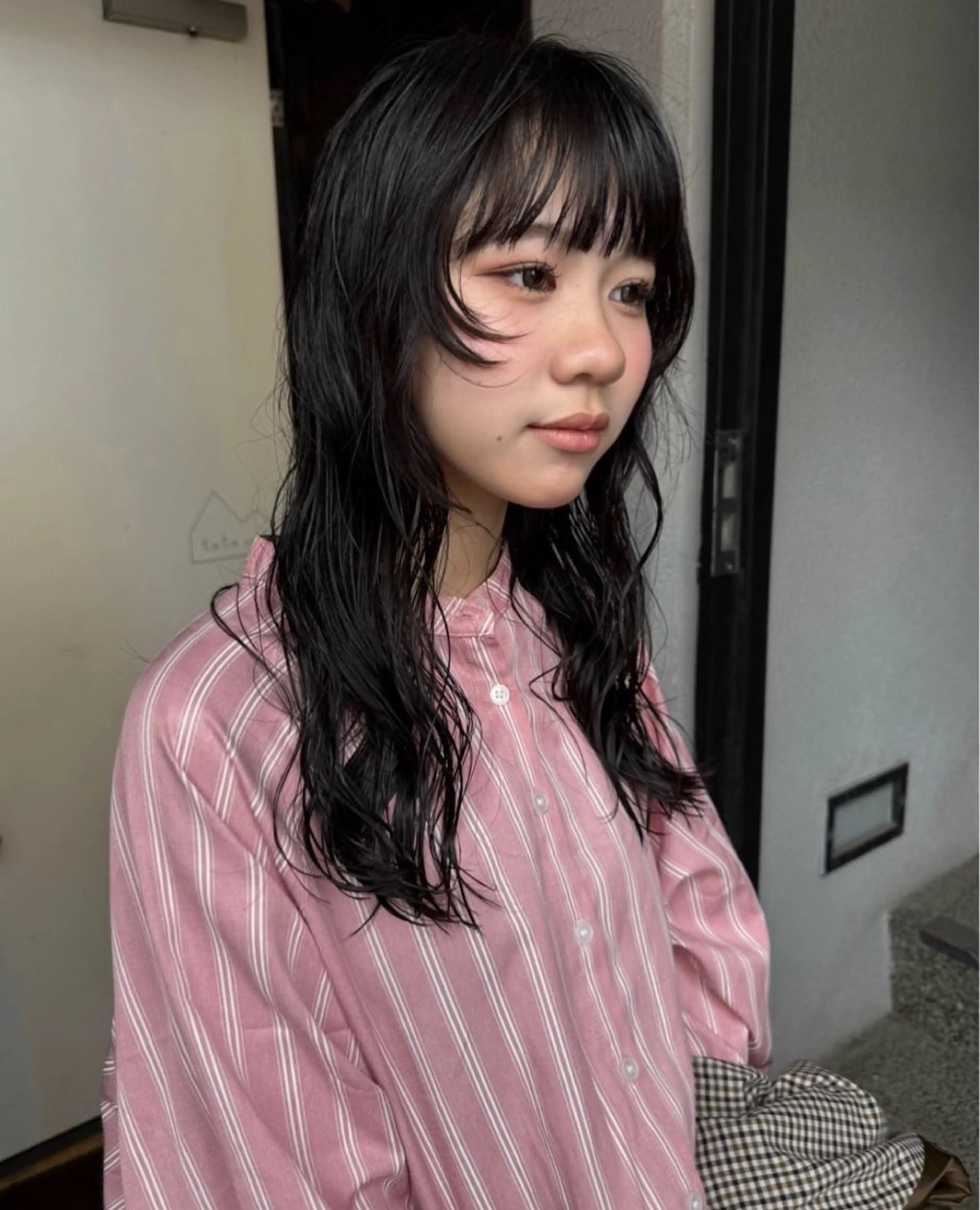 ロング パーマ カット パーマ ナチュラルパーマ🌀 あきとのヘアスタイル