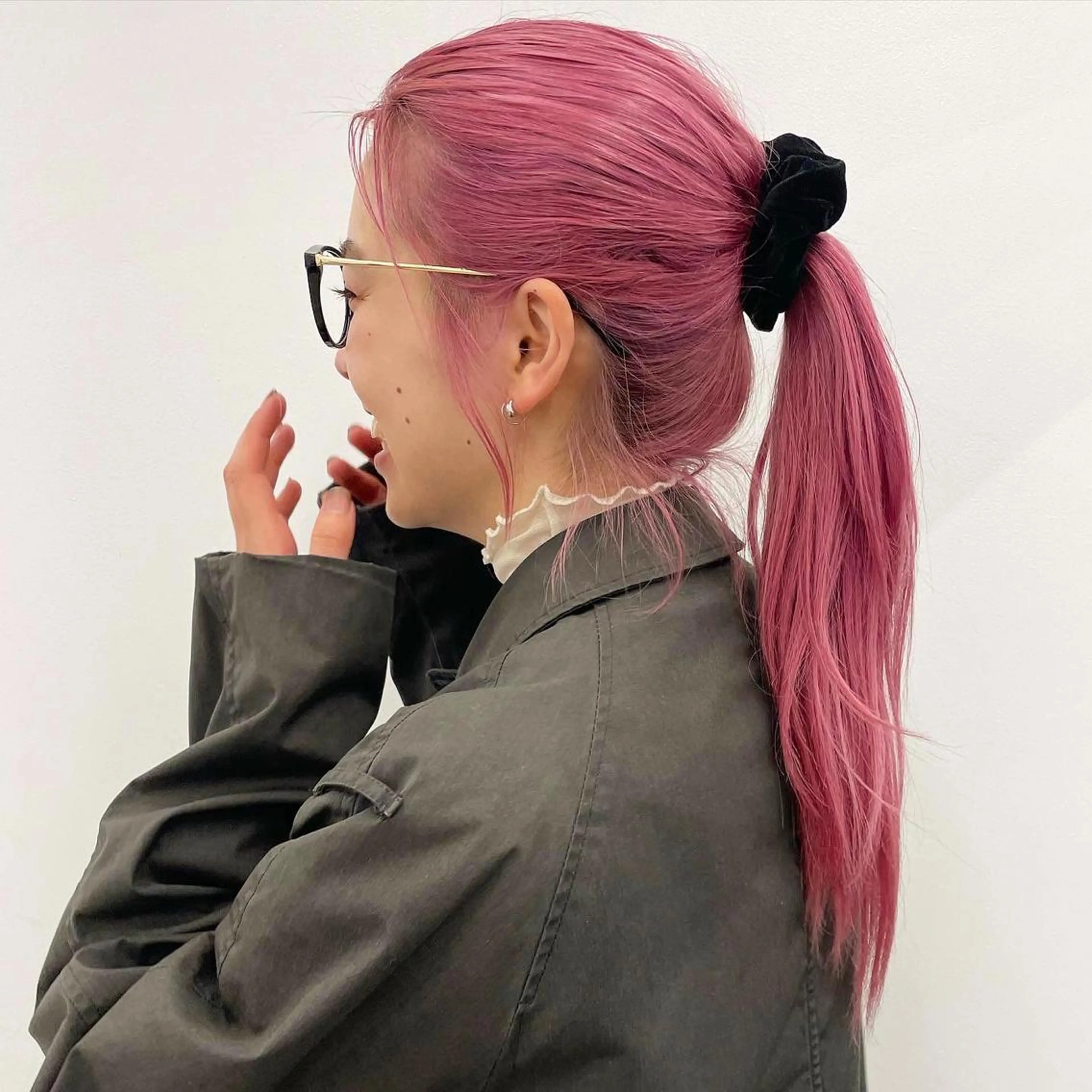 ロング カラー ヘアアレンジ 【柔らか透明感✨/ 似合せ前髪】大石葉月のヘアスタイル