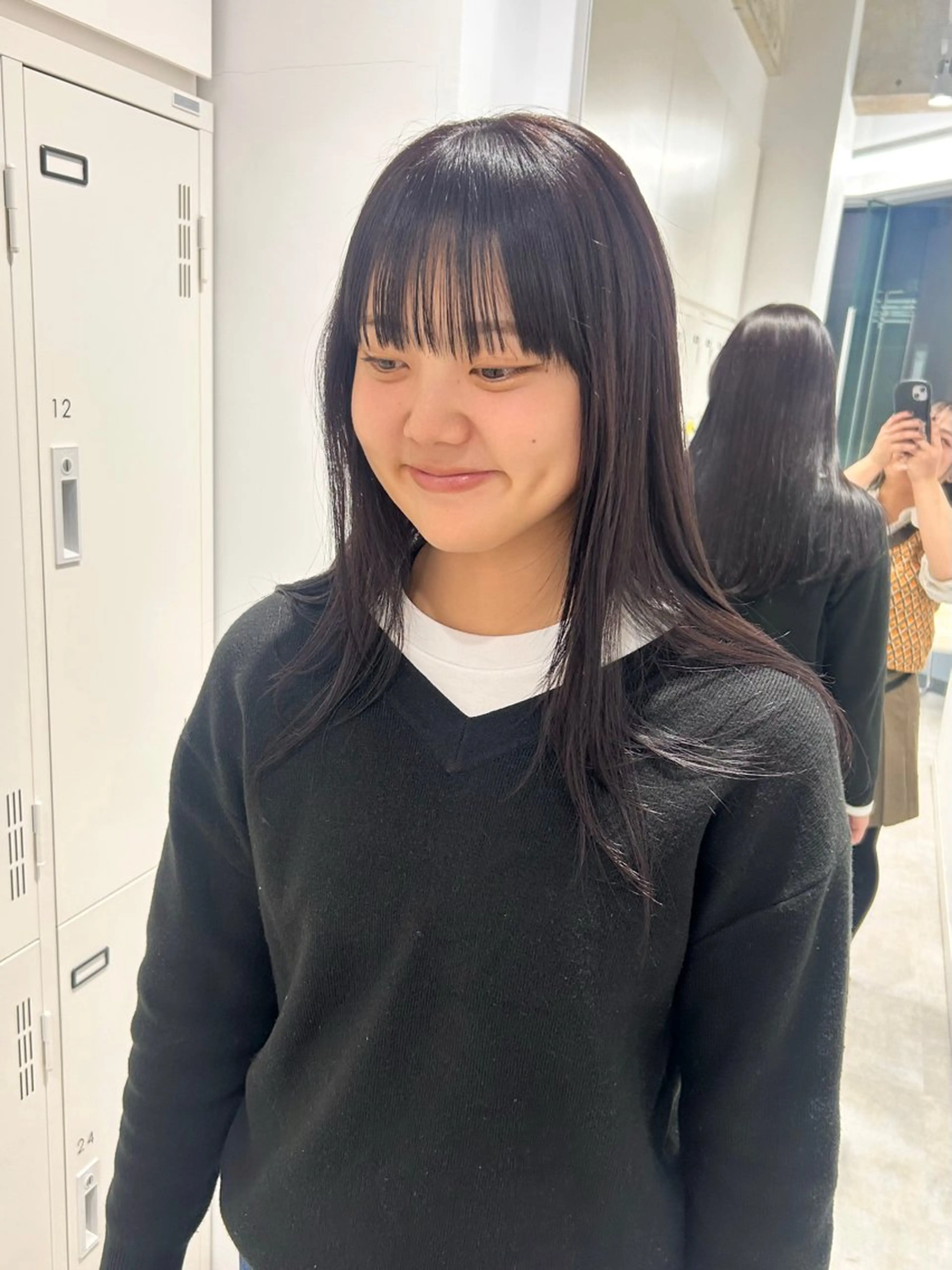 ロング カラー ヘアカラー はるか/透明感暗髪 /ヘアアレンジ🤍のヘアスタイル