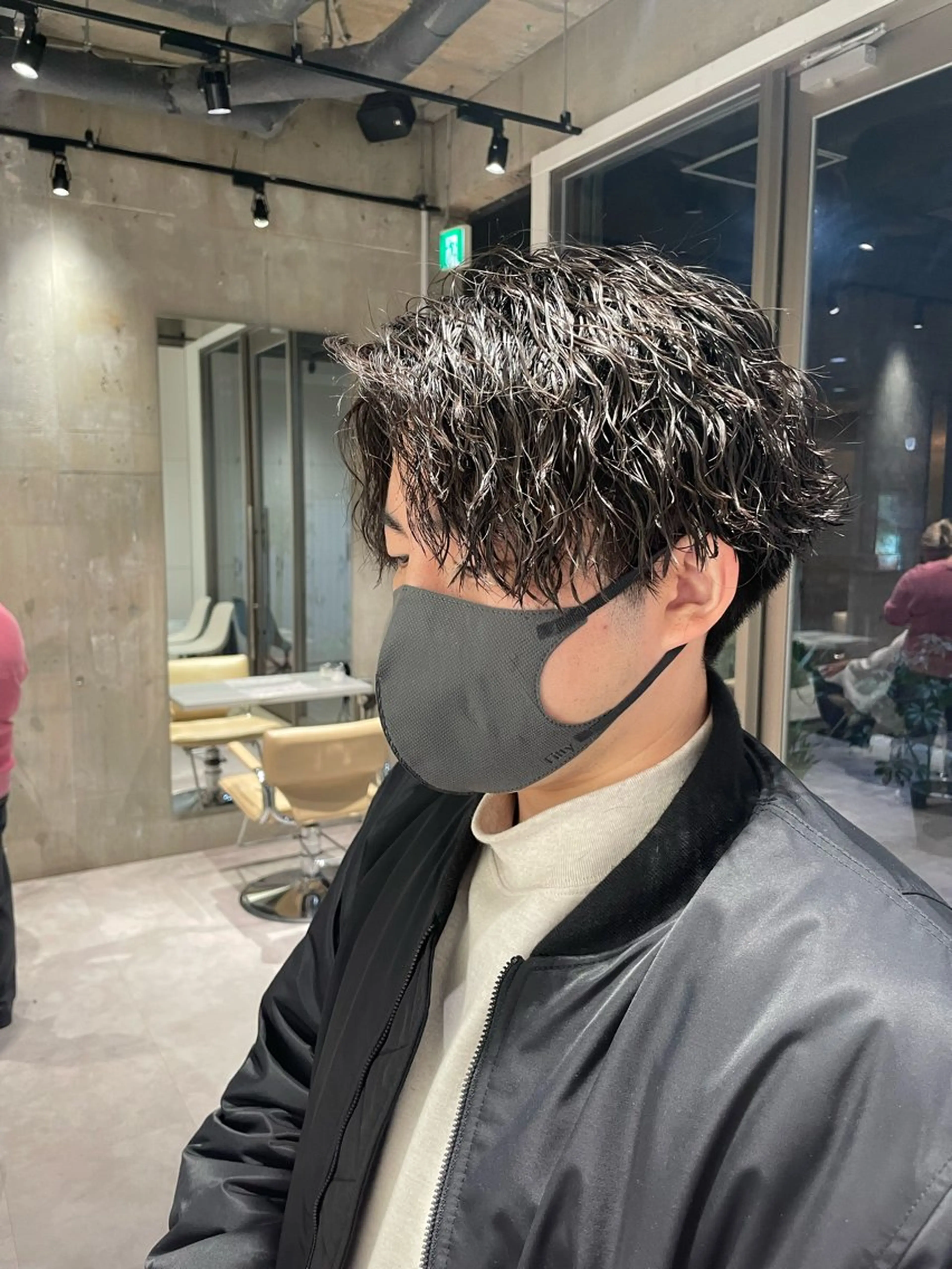 パーマ メンズ 無料ショートモデル 募集中❗️秋山ひらいのヘアスタイル