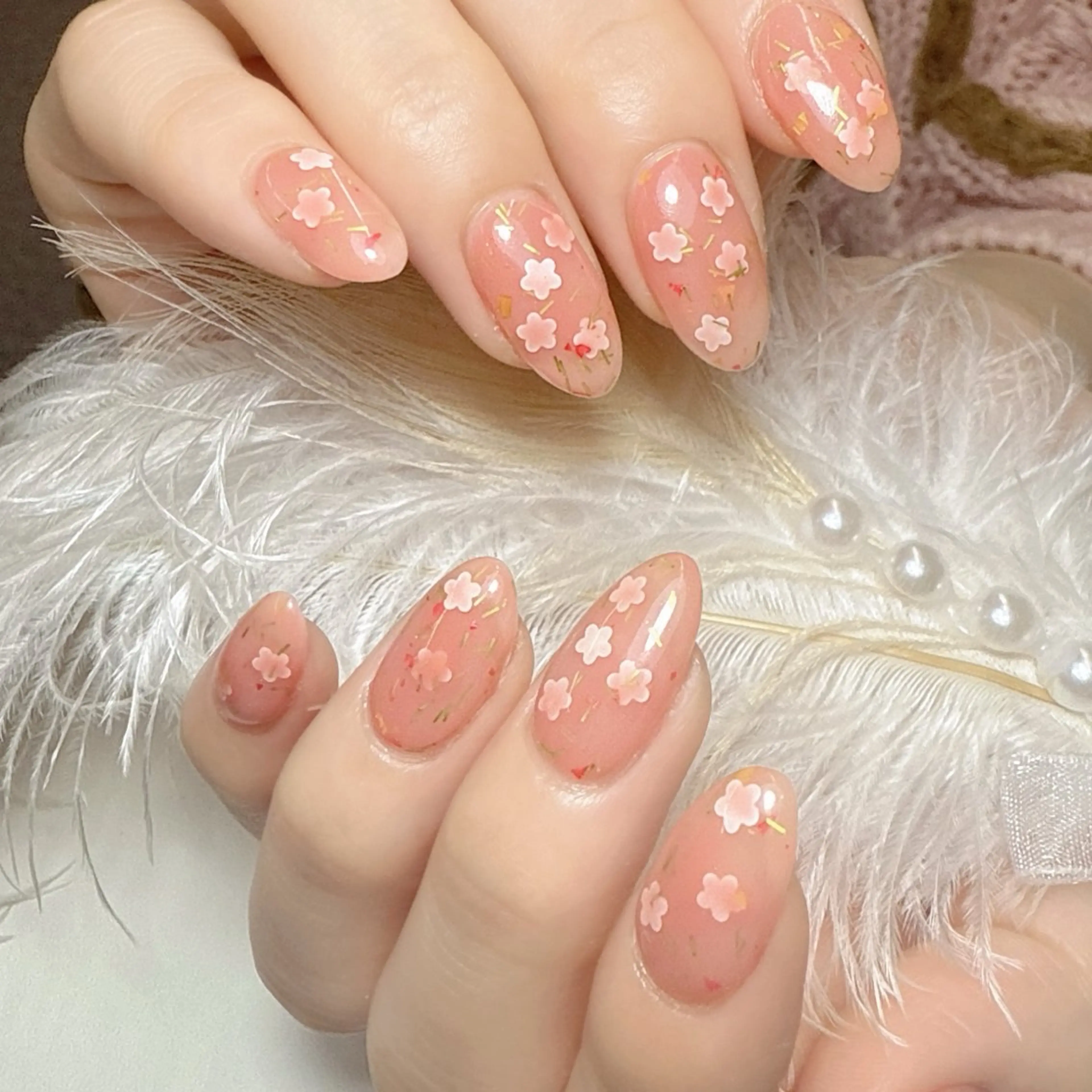 ネイル ハンドネイル グロー ネイルのネイルデザイン