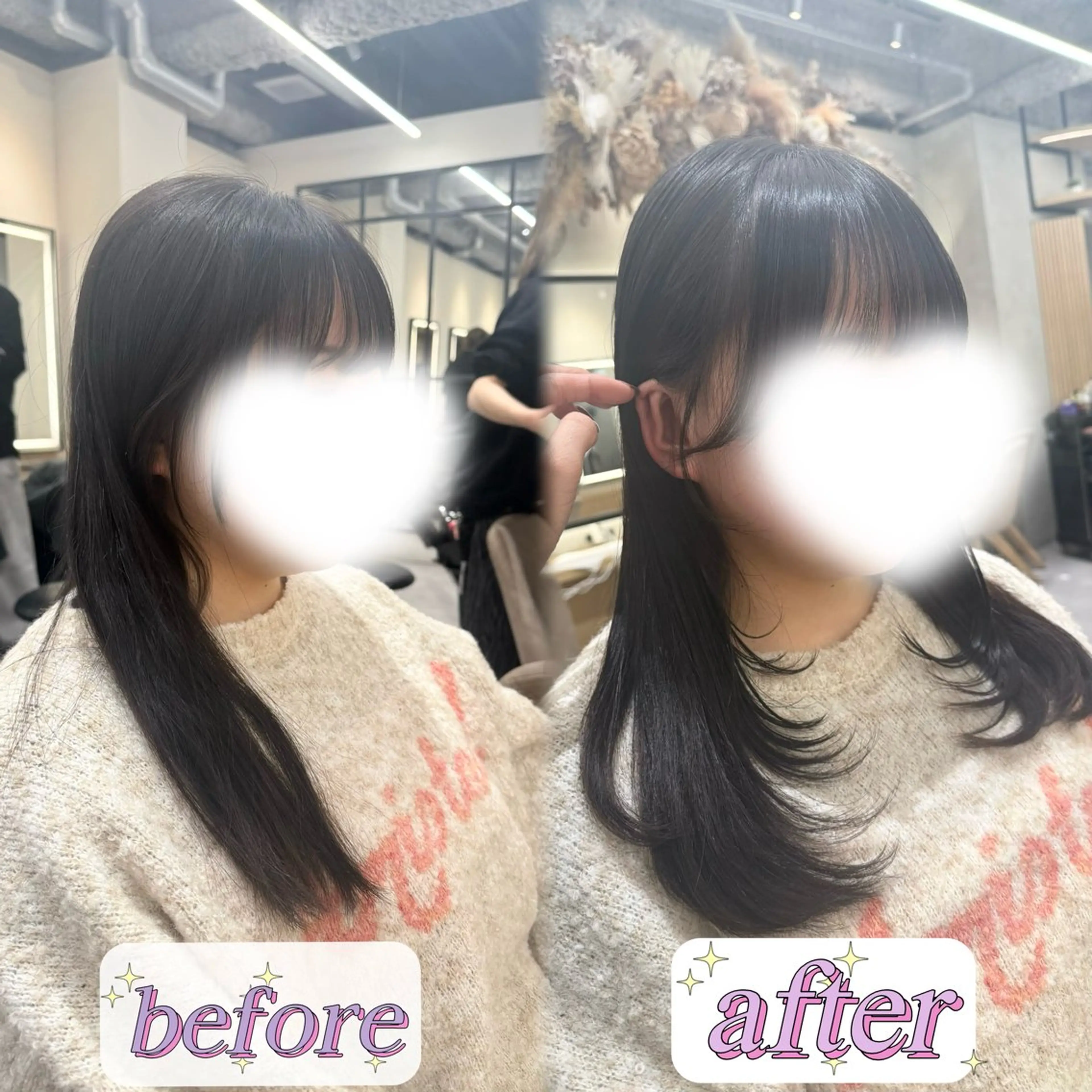 ロング mina/浦和 ショート/韓国ヘアのヘアスタイル