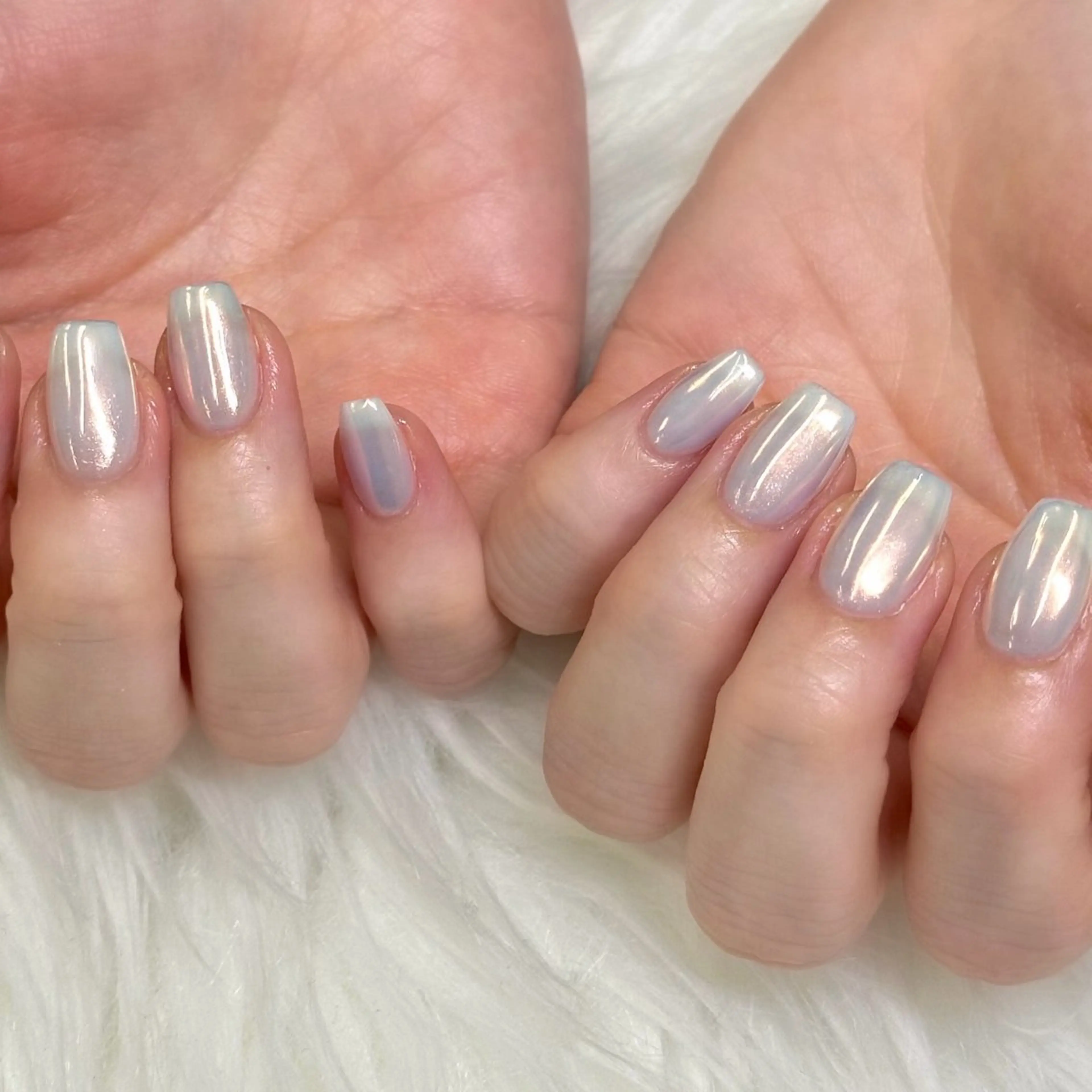 🫧ミラー/オーロラネイル🫧 オフ無(ベースカラー込)の写真