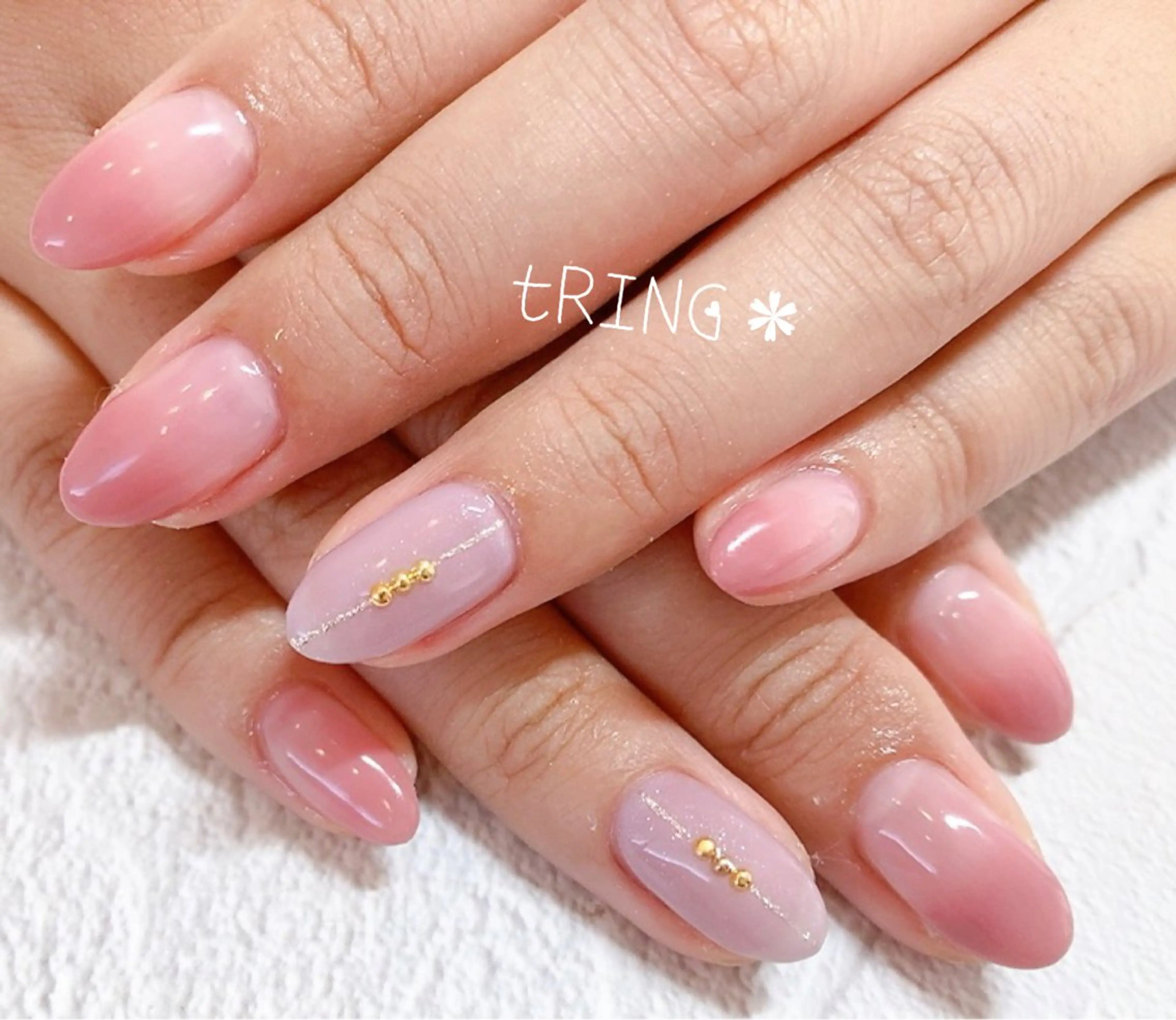 ネイル ハンドネイル tRING* しいの木台のネイルデザイン