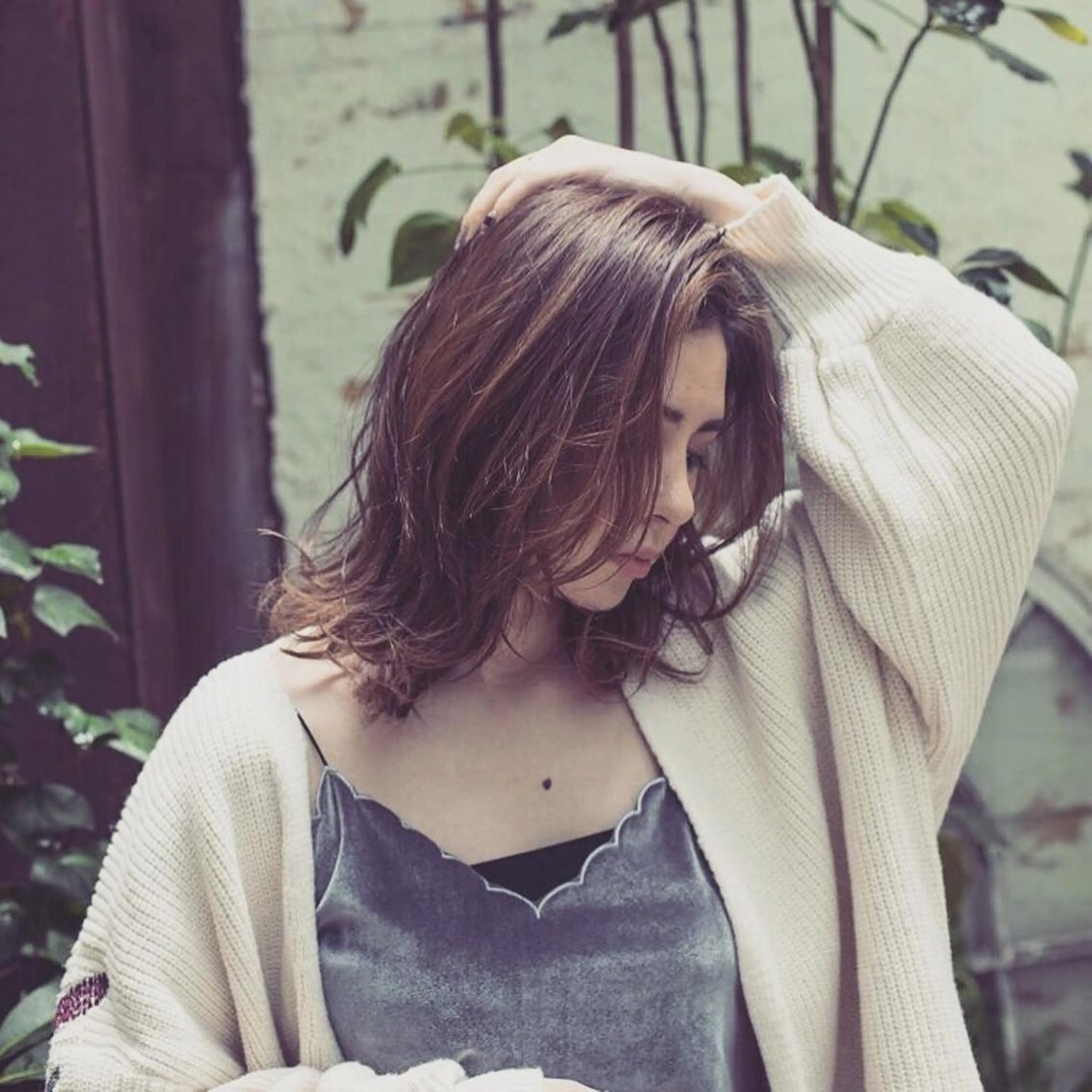 ミディアム 【デザイナー】田中 美生のヘアスタイル