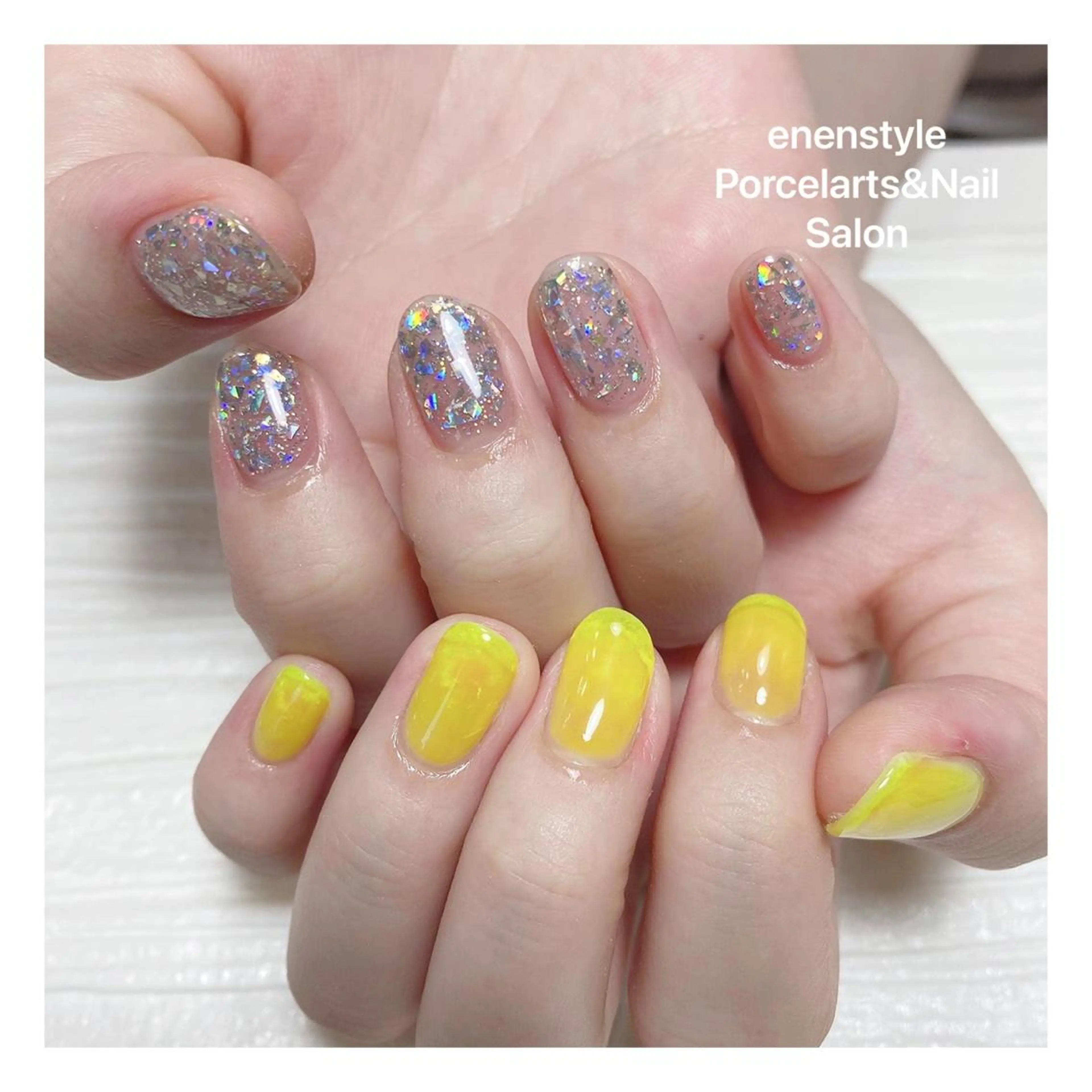 ミディアム ネイル 👑enen style👑のネイルデザイン