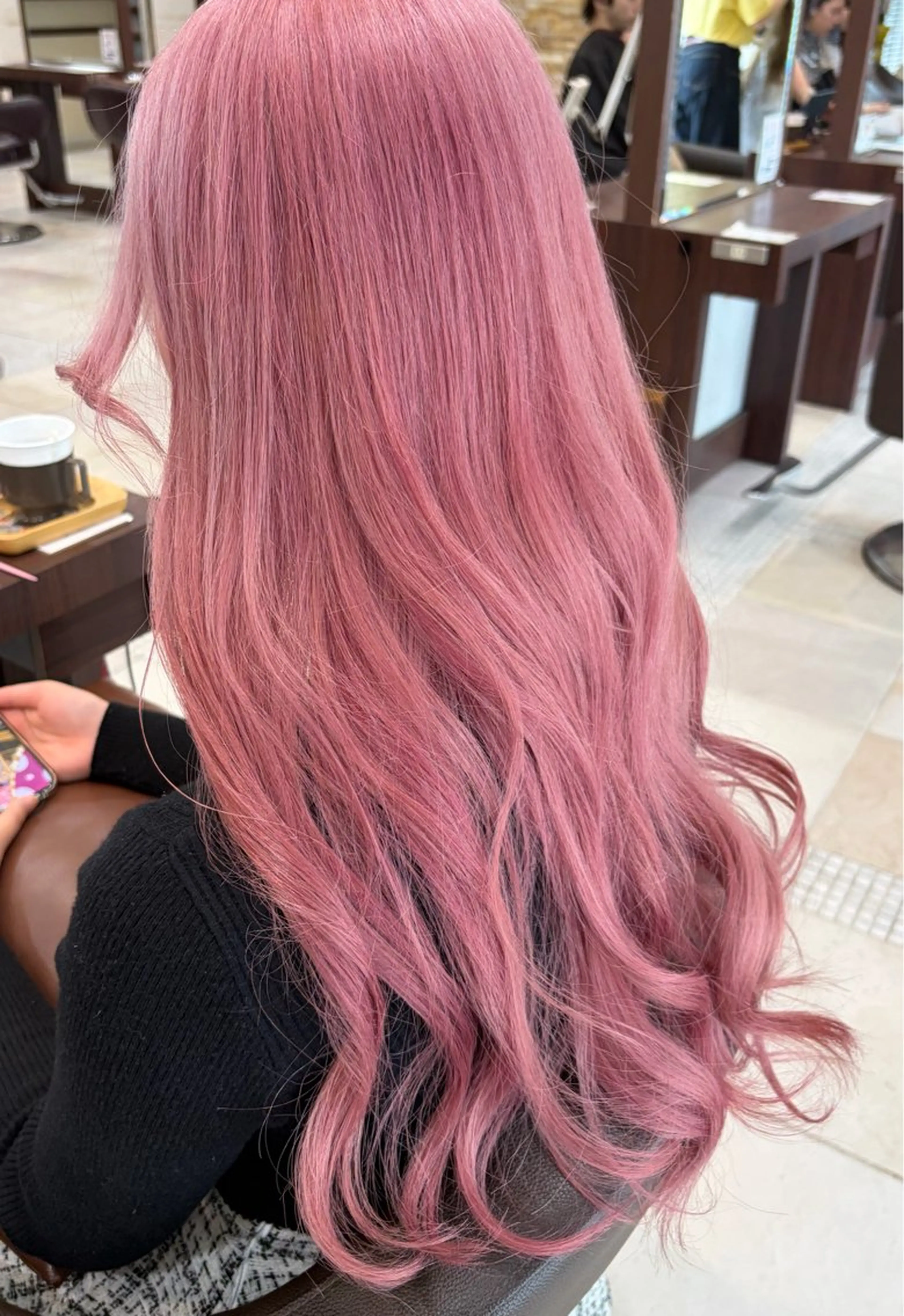 ロング ヘアカラー 【暖色ハイトーン】 HARUNA🌼のヘアスタイル