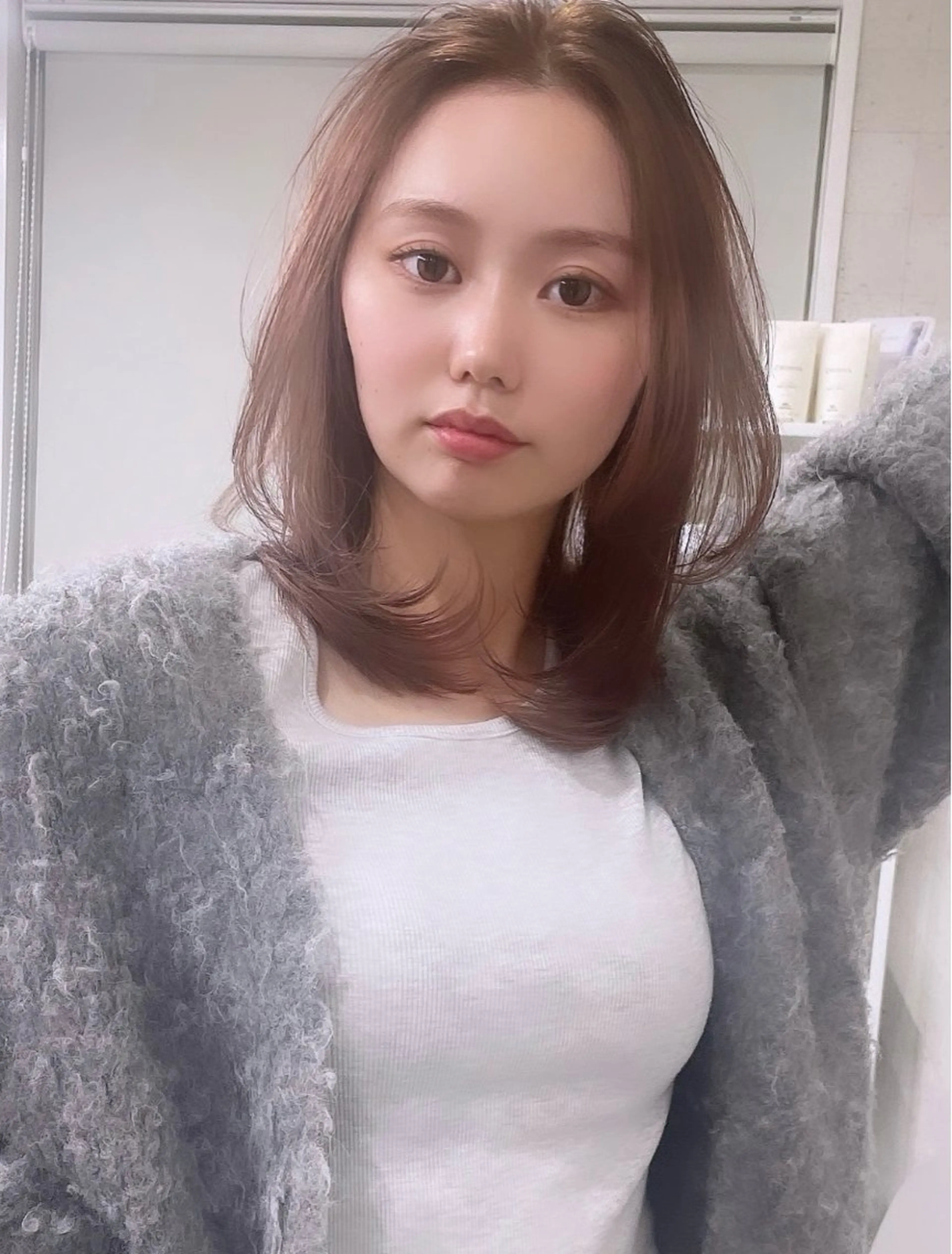 セミロング カラー モテるブラウンカラー の達人Tomoyaのヘアスタイル