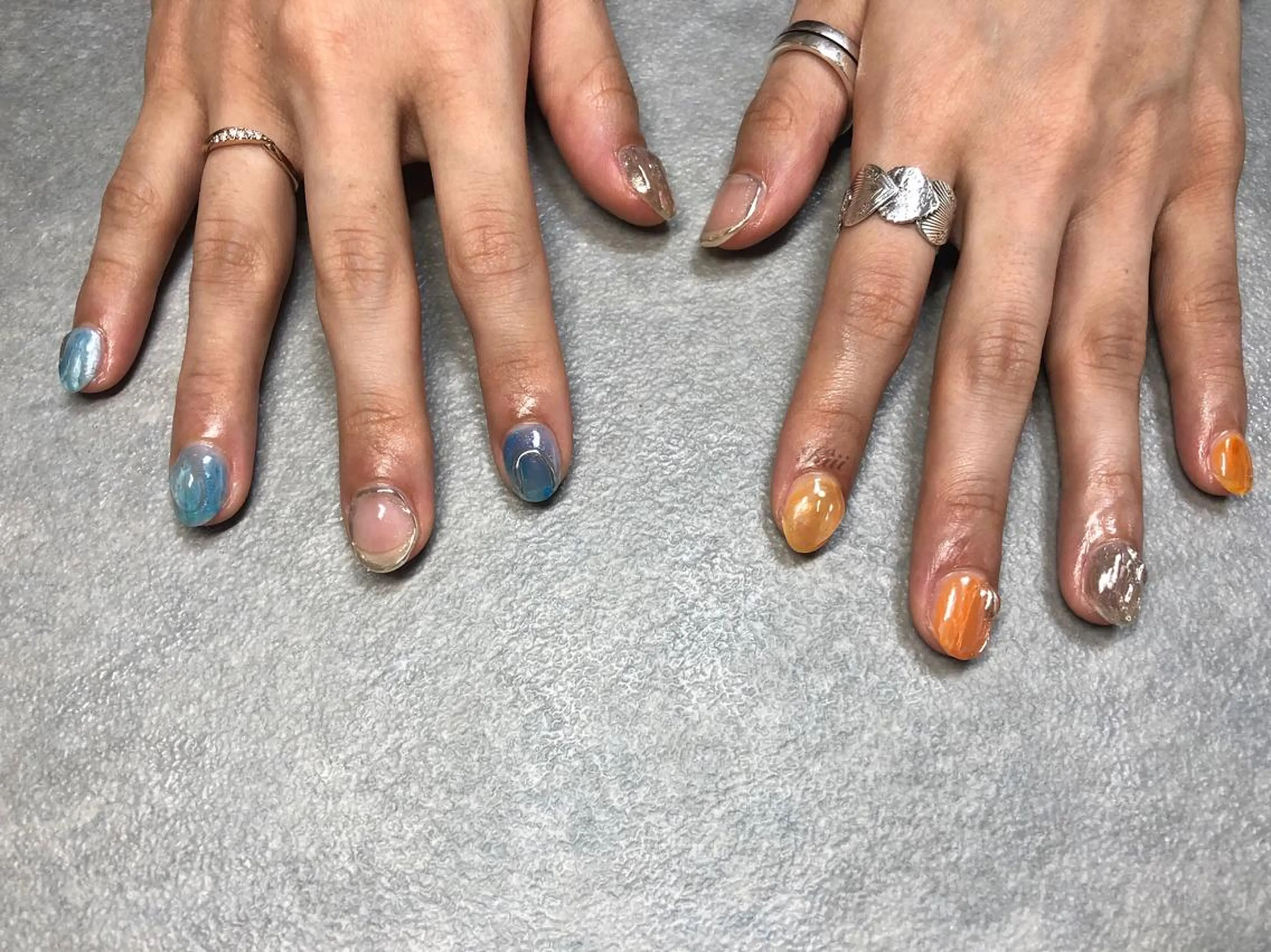 ネイル ハンドネイル フットネイル kiii.__ ✴︎*のネイルデザイン