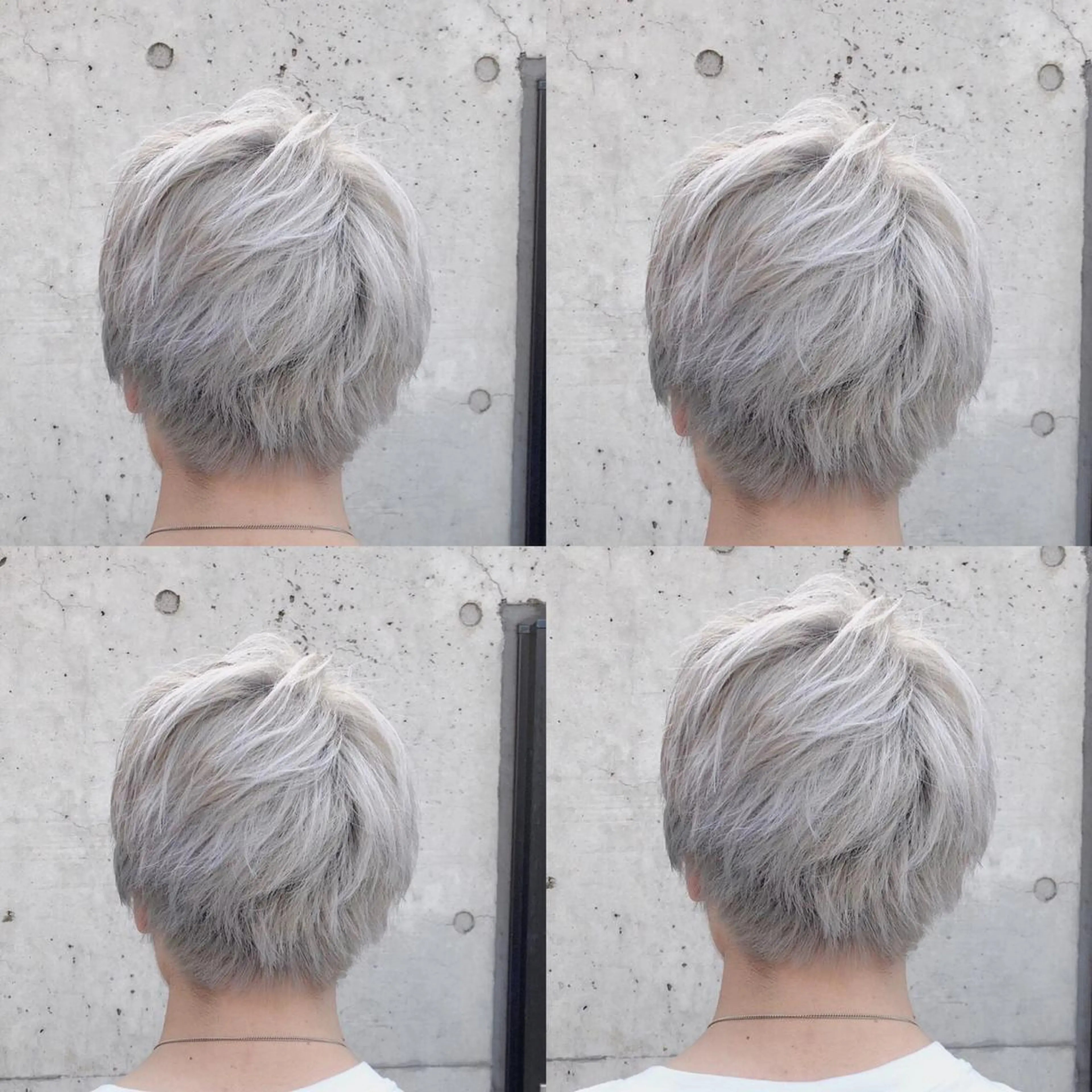 ショート カラー 韓国レイヤーカット/ 儚げカラーチナツのヘアスタイル