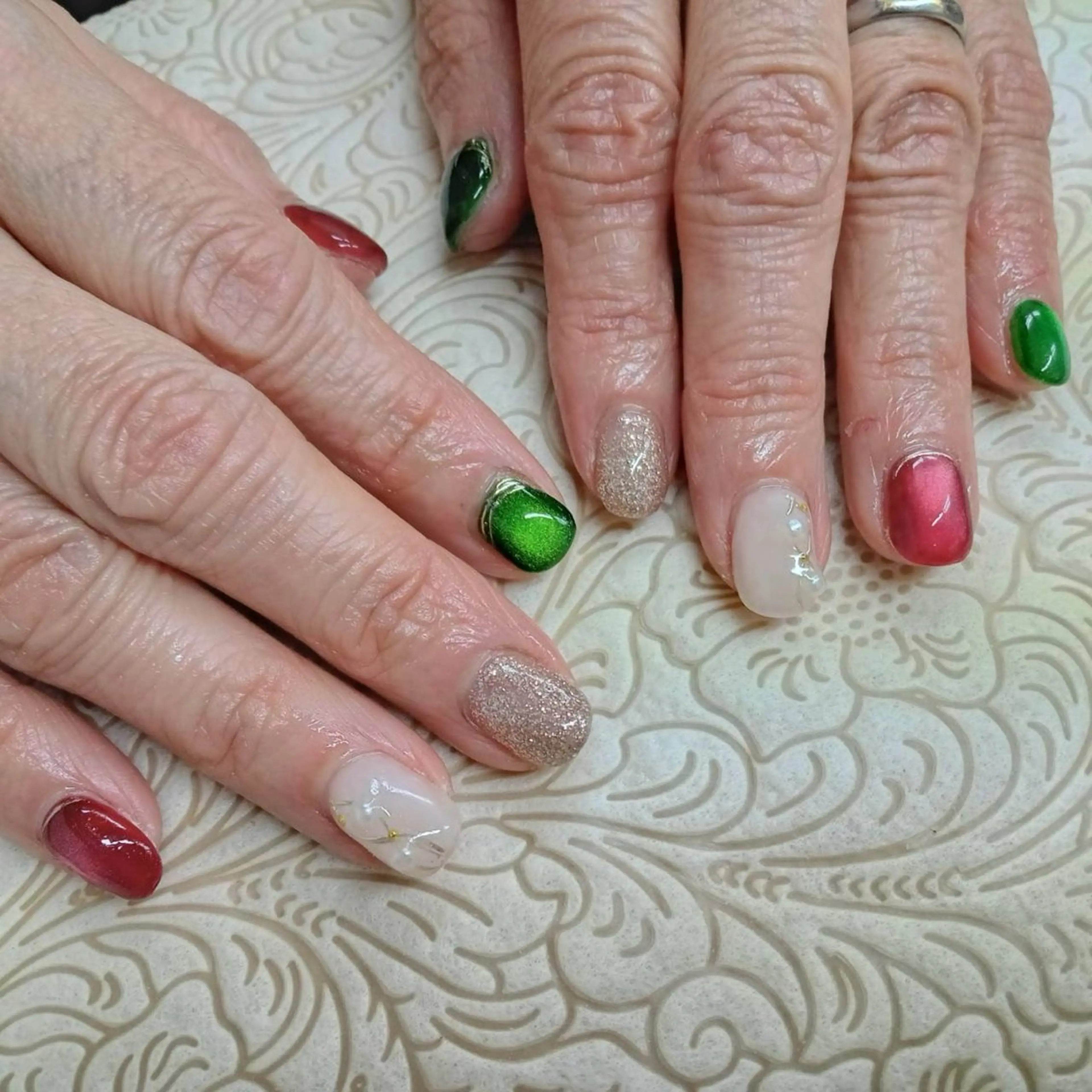 ネイル フラワーネイル precious nail room所属・precious nail  roomのネイルデザイン