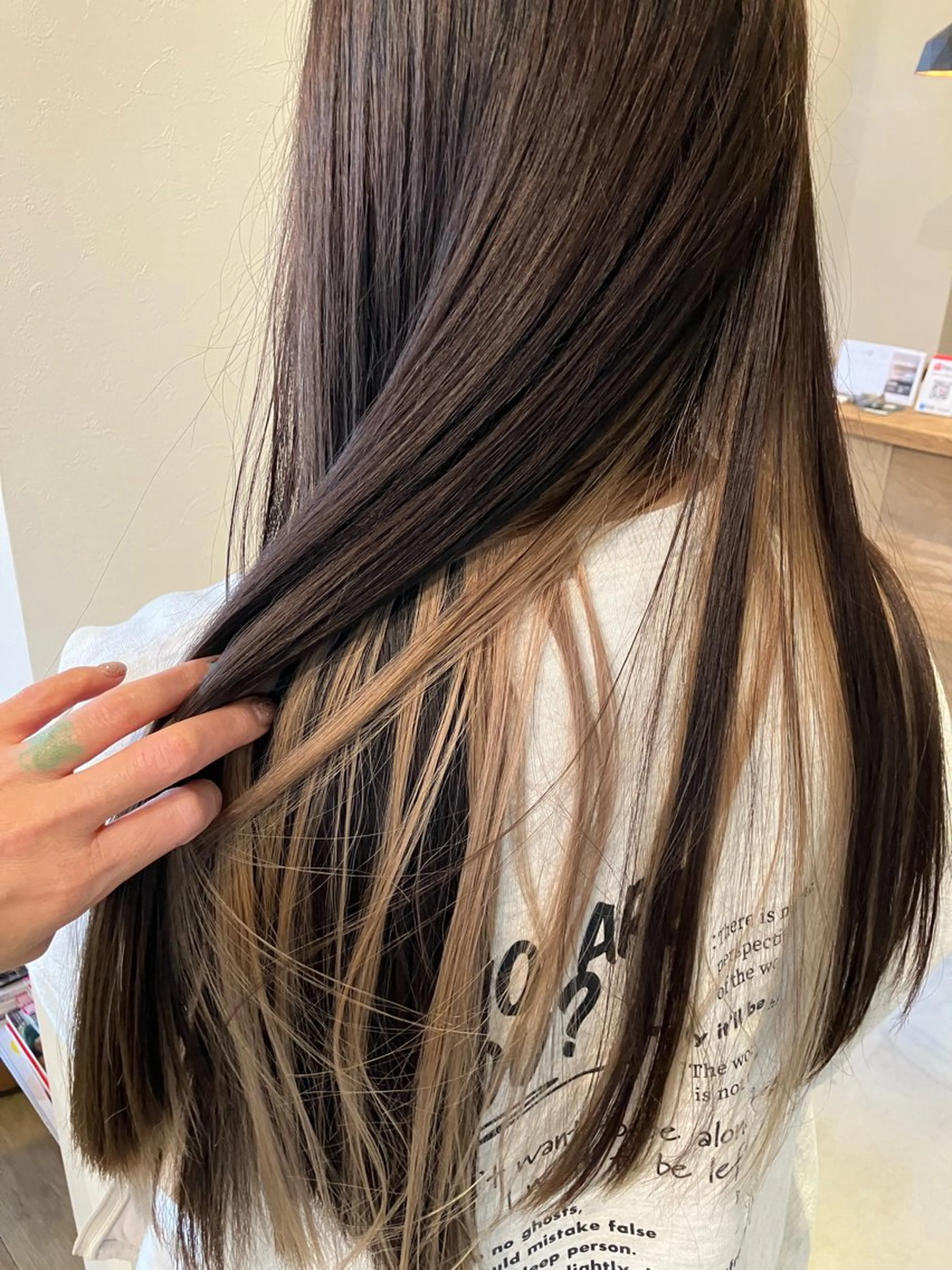 カラー インナーカラー カット ヘアカラー 清水 美香のヘアスタイル