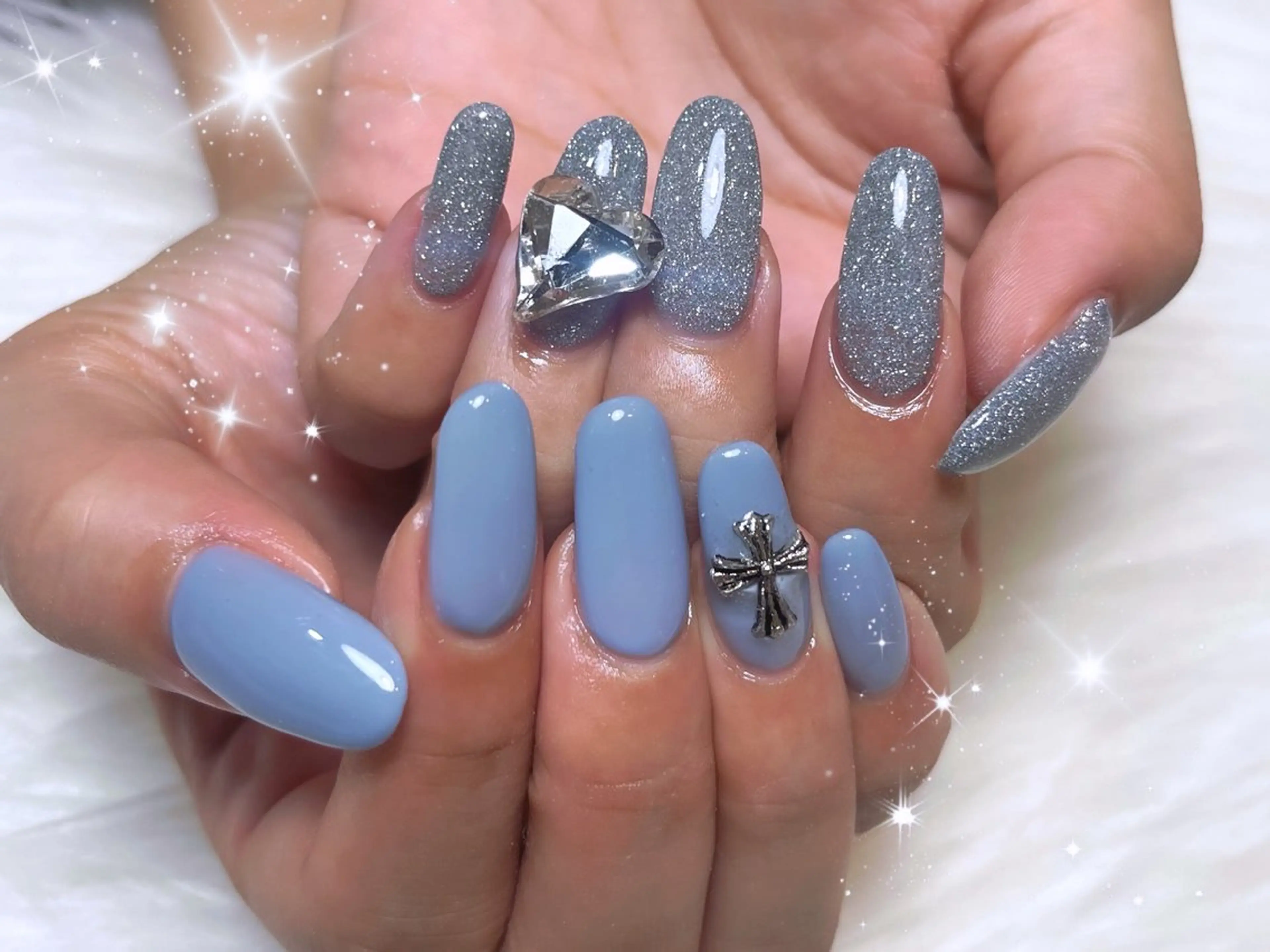ネイル ハンドネイル nail salon kukuna所属・ワンホン/韓国 nail 大阪アメ村のネイルデザイン